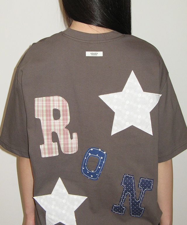 ★ronron★ RON PATCH MIXED APPLIQUE OVER FIT T SHIRT MUSINSA | RONRON RON PATCH MIXED APPLIQUE OVER FIT T SHIRT
