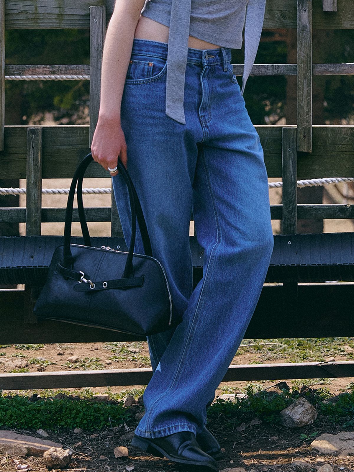 데누(DENU) [아울렛] Vintage fit medium blue denim