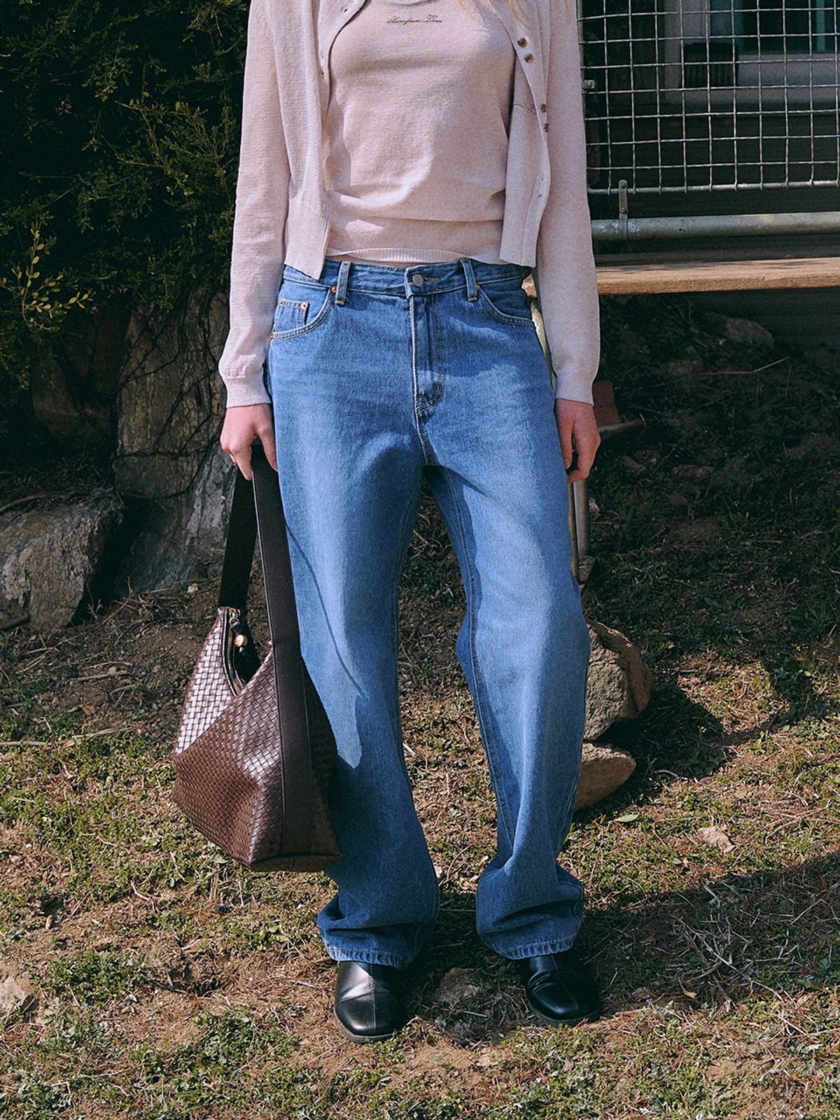 데누(DENU) [아울렛] Vintage fit medium blue denim