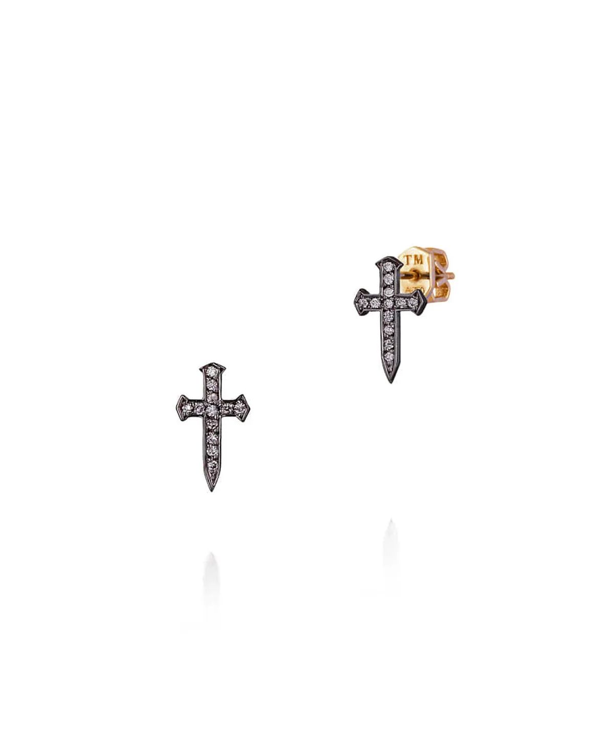 트렌카디즘(TRENCADISM) 알렉산더 귀걸이 18K 골드 다이아몬드 이어링 ALEXANDER Earring AXE13BP