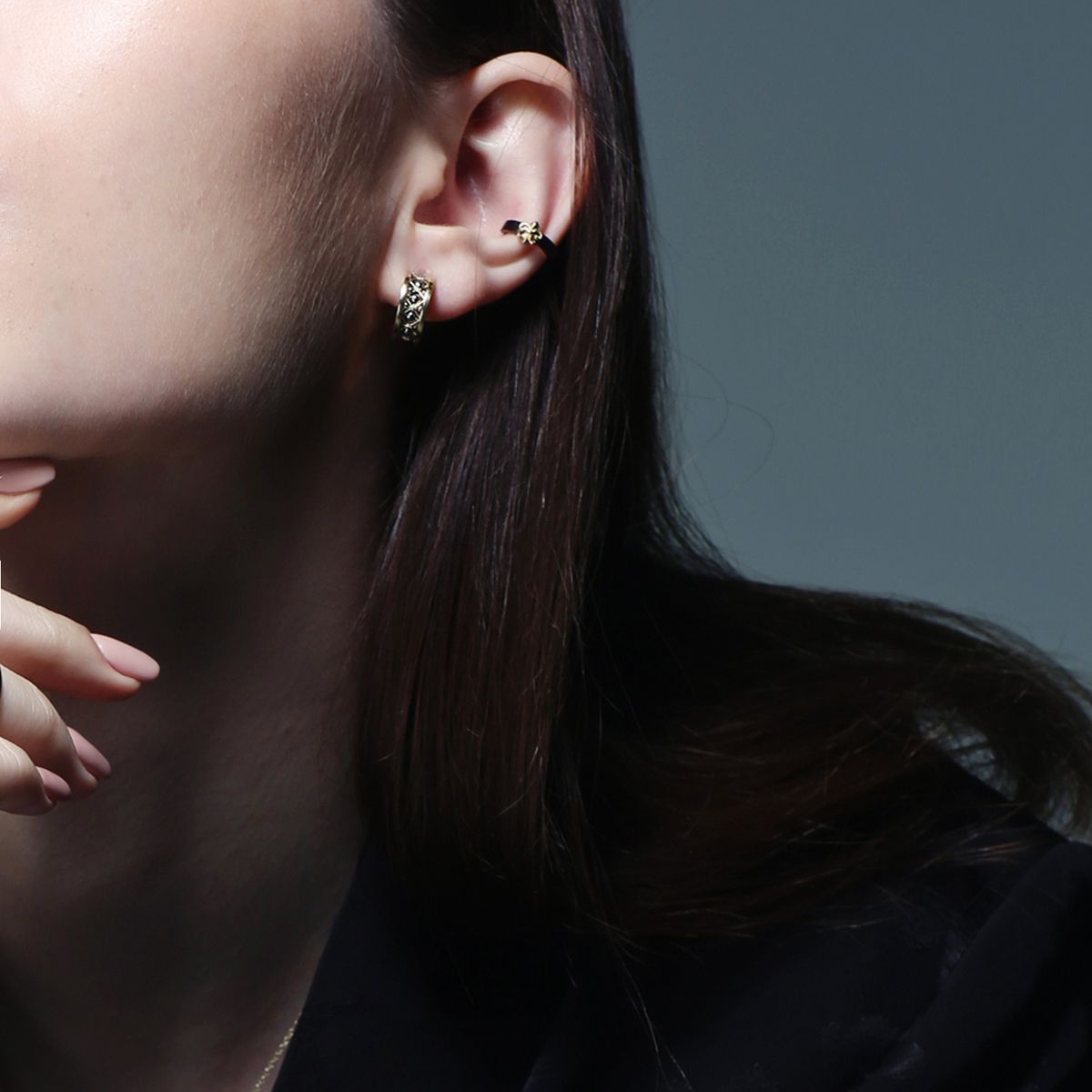 트렌카디즘(TRENCADISM) 마틴 18K 골드 이어커프 MARTIN Ear Cuff MTEC5RP