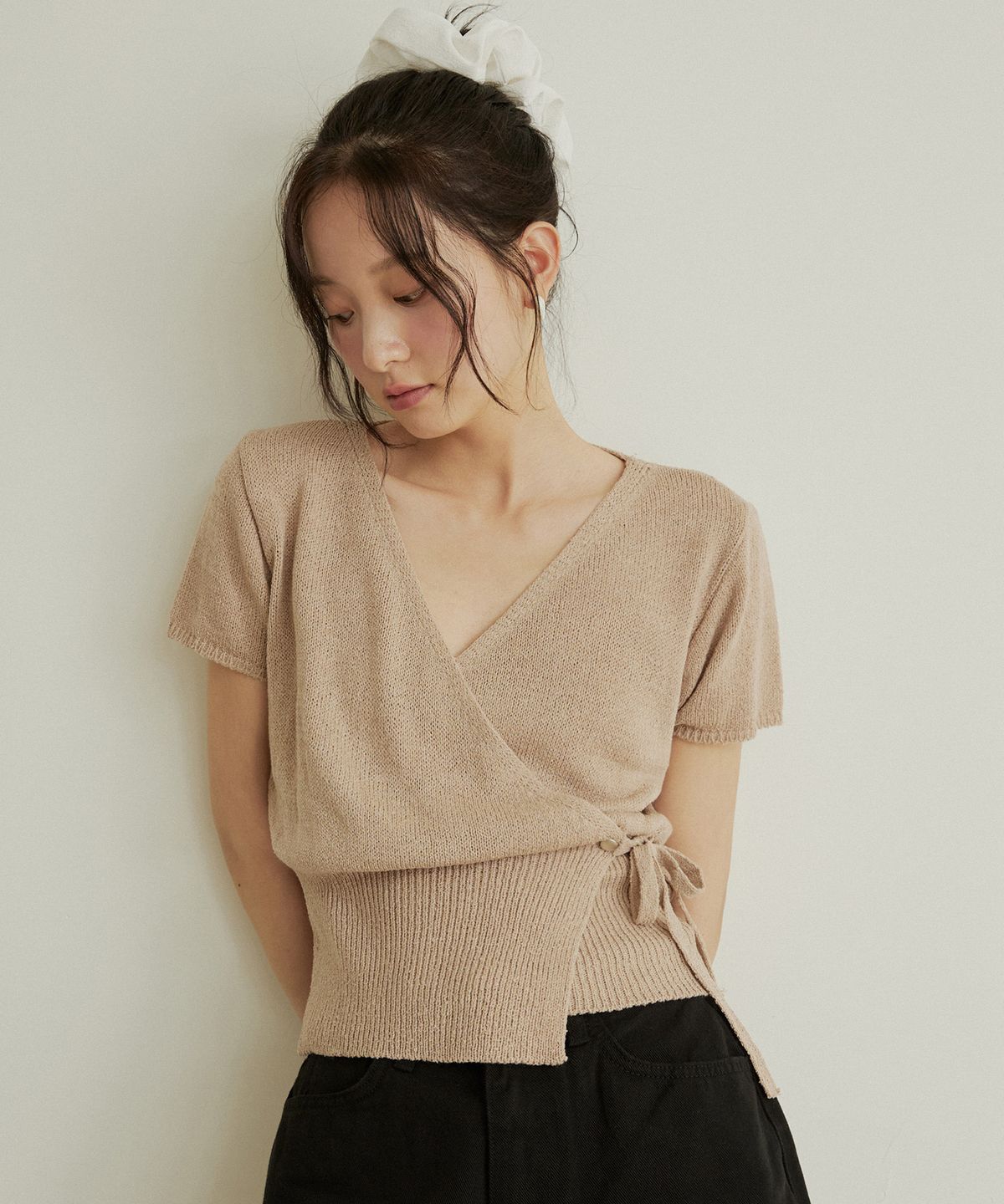 어다울(ADAUL) Silver button summer lap knit - 5color