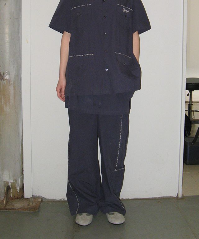 ★2025SS新作★RONRON★LOVER STITCH POCKET PANTS MUSINSA | RONRON LOVER STITCH POCKET PANTS NAVY