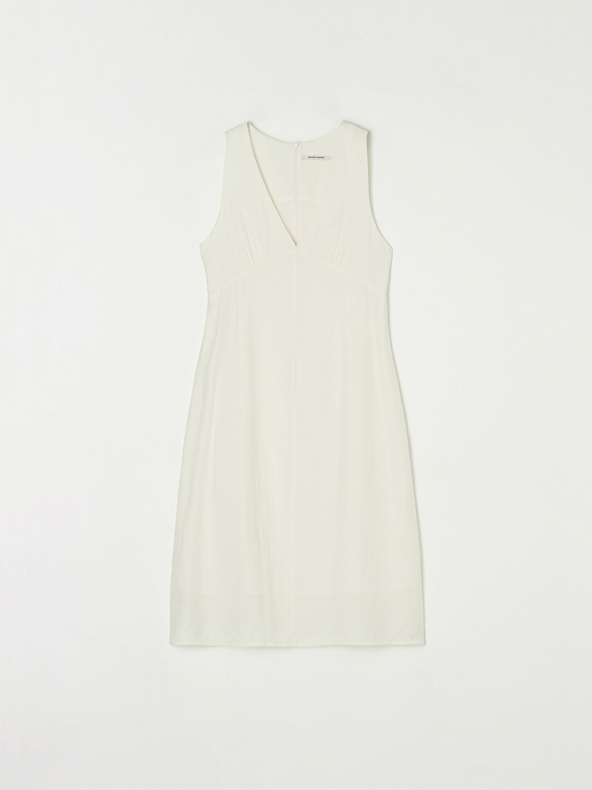 비뮤즈맨션(BEMUSE MANSION) V-neck layered dress - Cream ivory