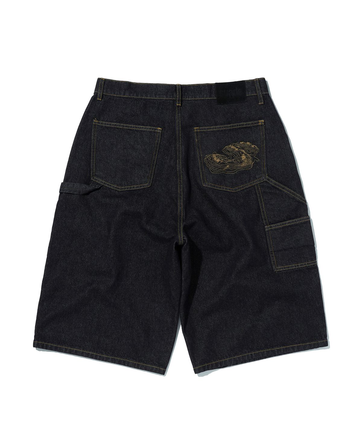 스웨이드(SUADE) CONTOUR DOUBLE KNEE SHORTS [RAW INDIGO]