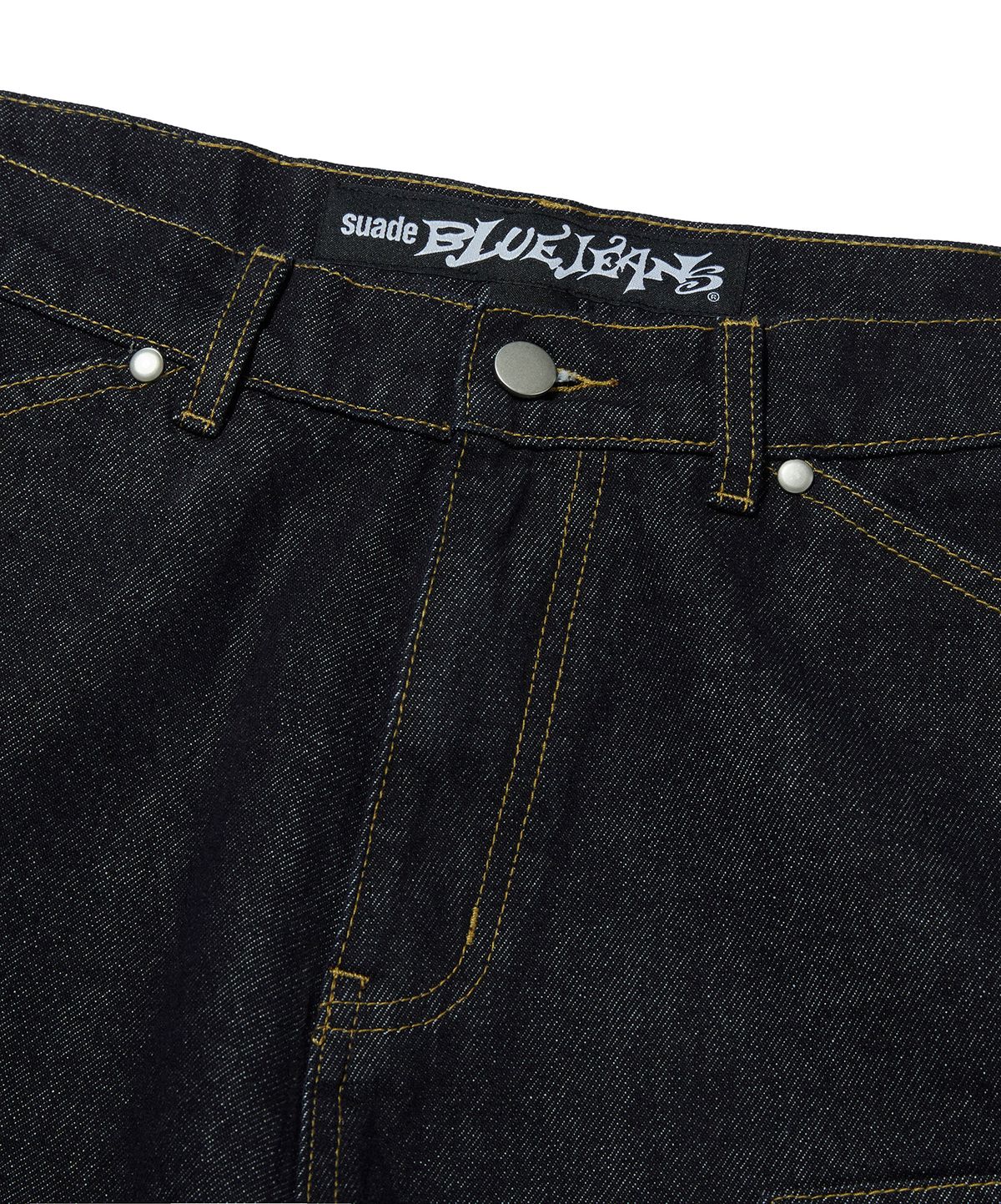 스웨이드(SUADE) CONTOUR DOUBLE KNEE SHORTS [RAW INDIGO]