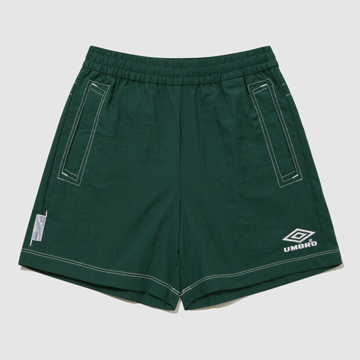 엄브로(UMBRO) 크리스피 타슬란 4.5부 반바지 그린(UQ223CHP59)