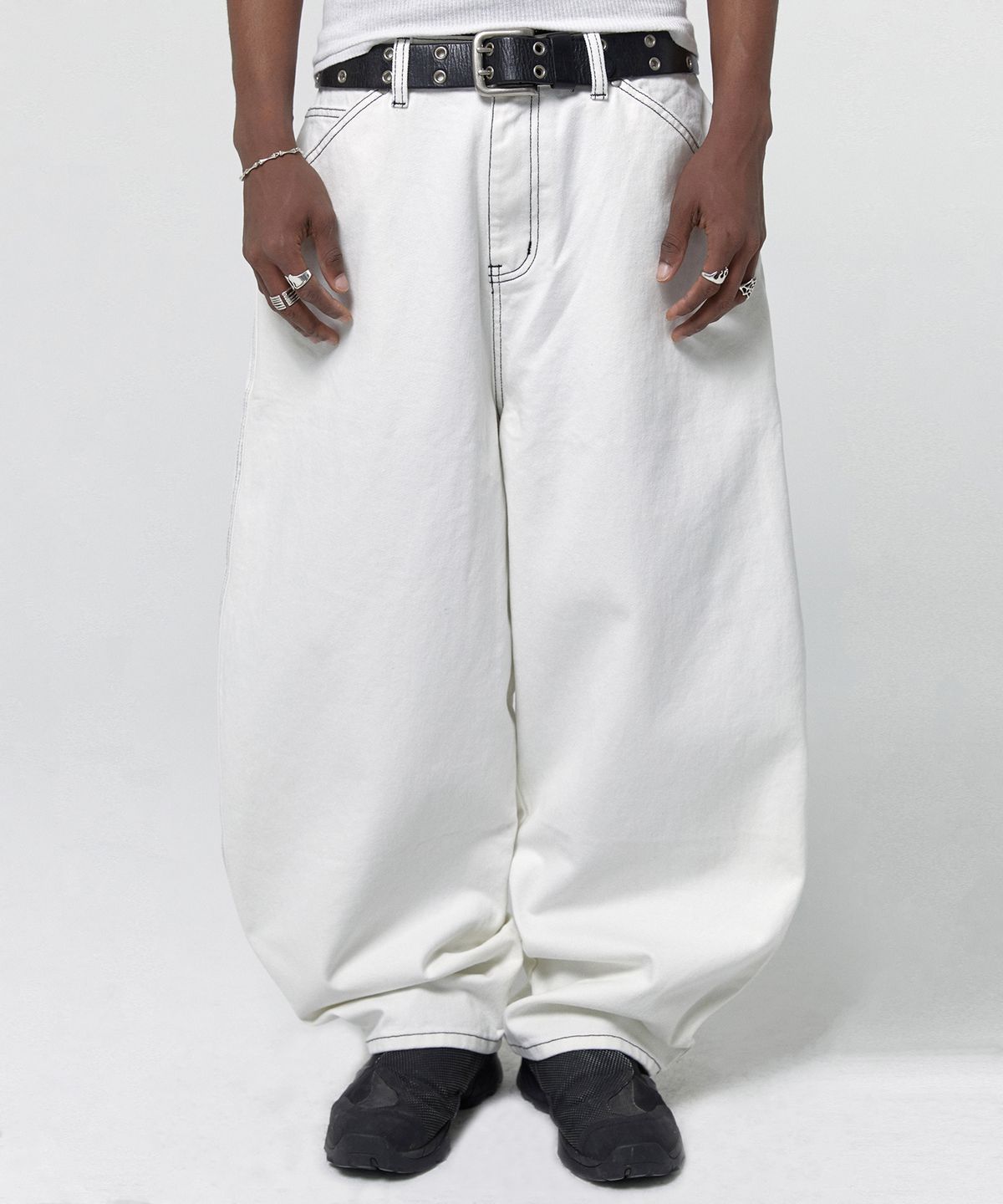 스웨이드(SUADE) CONTOUR POCKET DENIM [WHITE]
