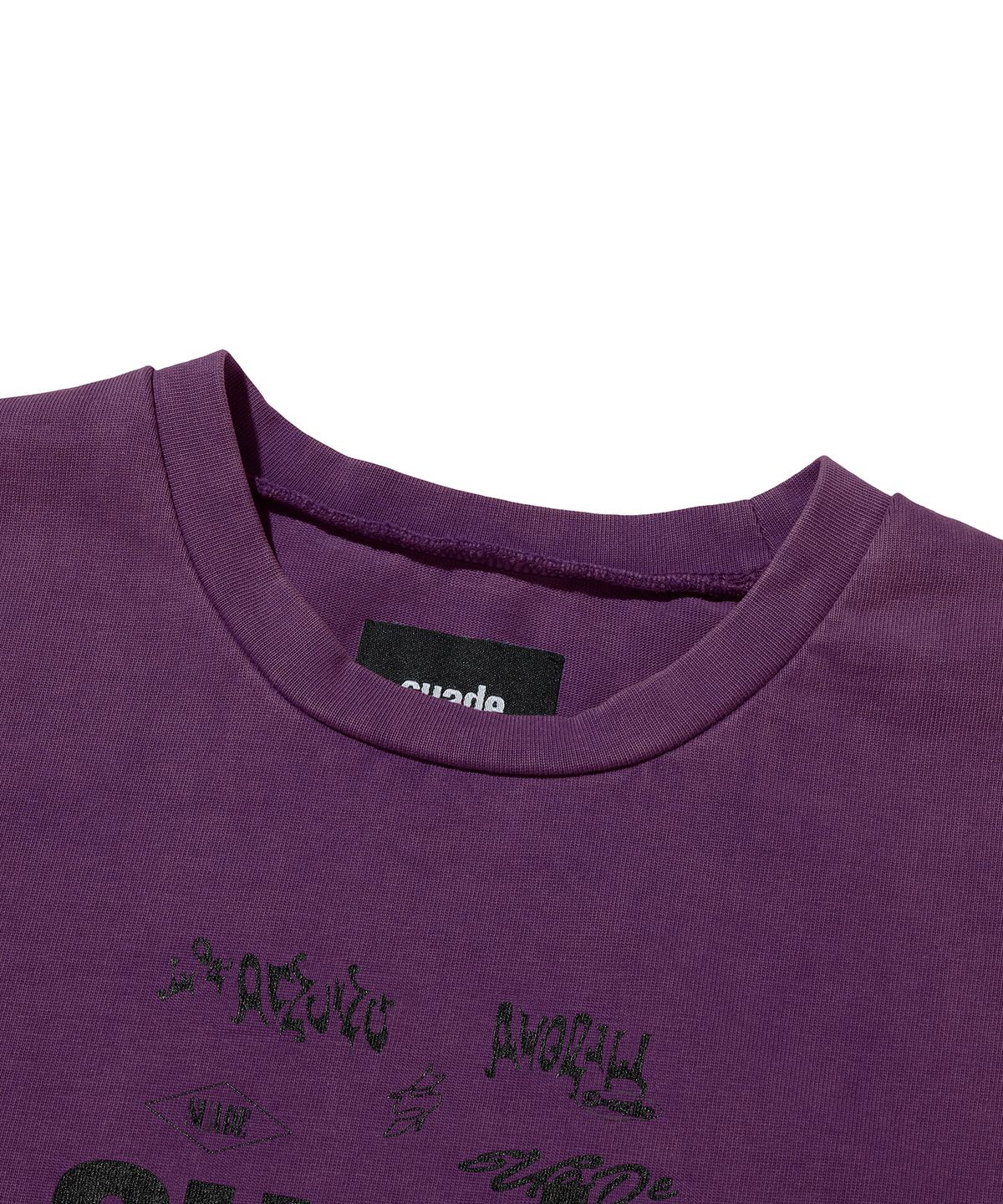 스웨이드(SUADE) MIXED LOGO TEE [PURPLE]
