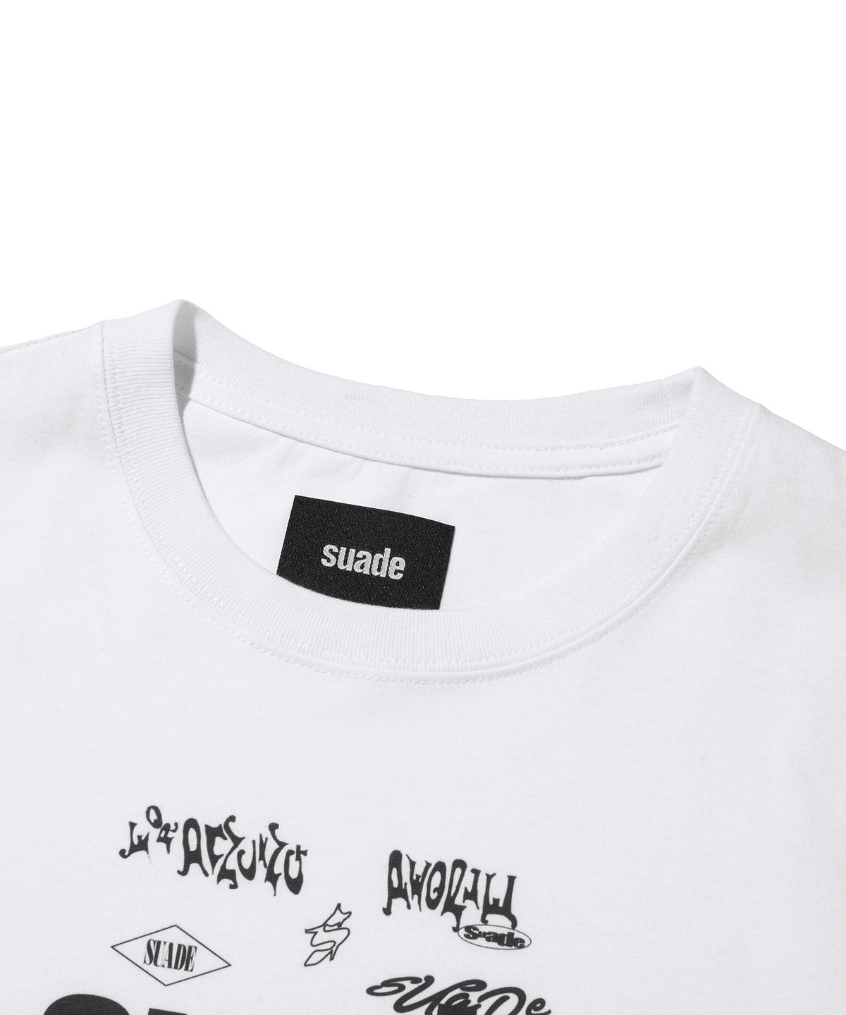 스웨이드(SUADE) MIXED LOGO TEE [WHITE]