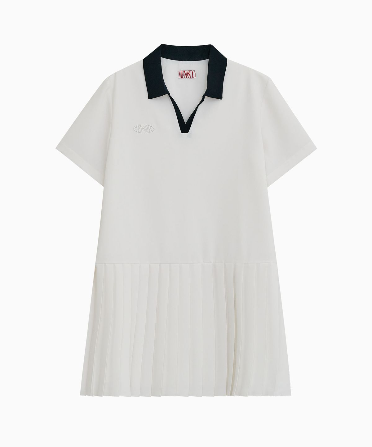 미나수(MENASOO) Low Waist Pleated One Piece_White
