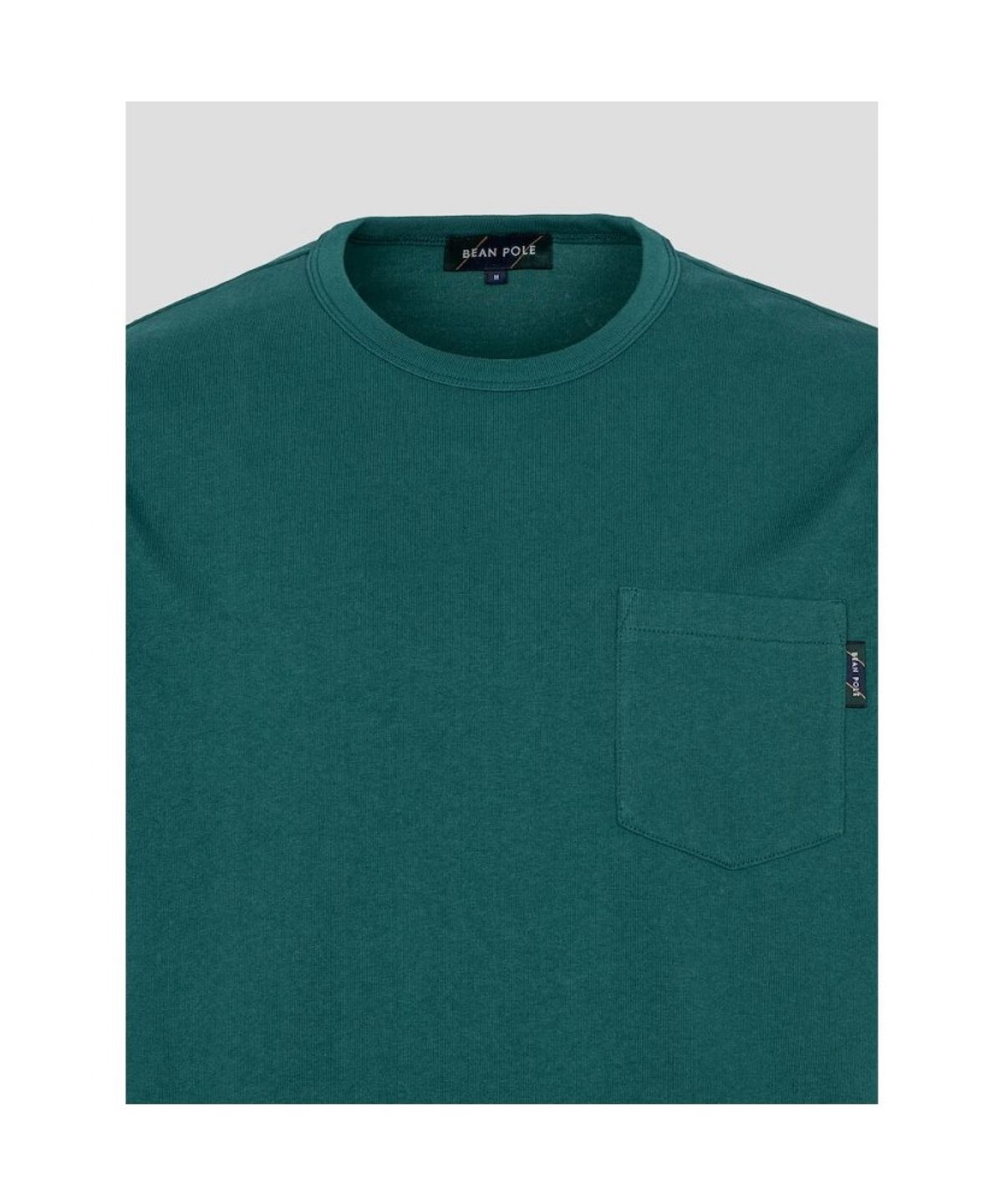 빈폴 멘(BEANPOLE MEN) 헤리티지 헤비웨이트 라운드 티셔츠  그린 (BC5442C92M)