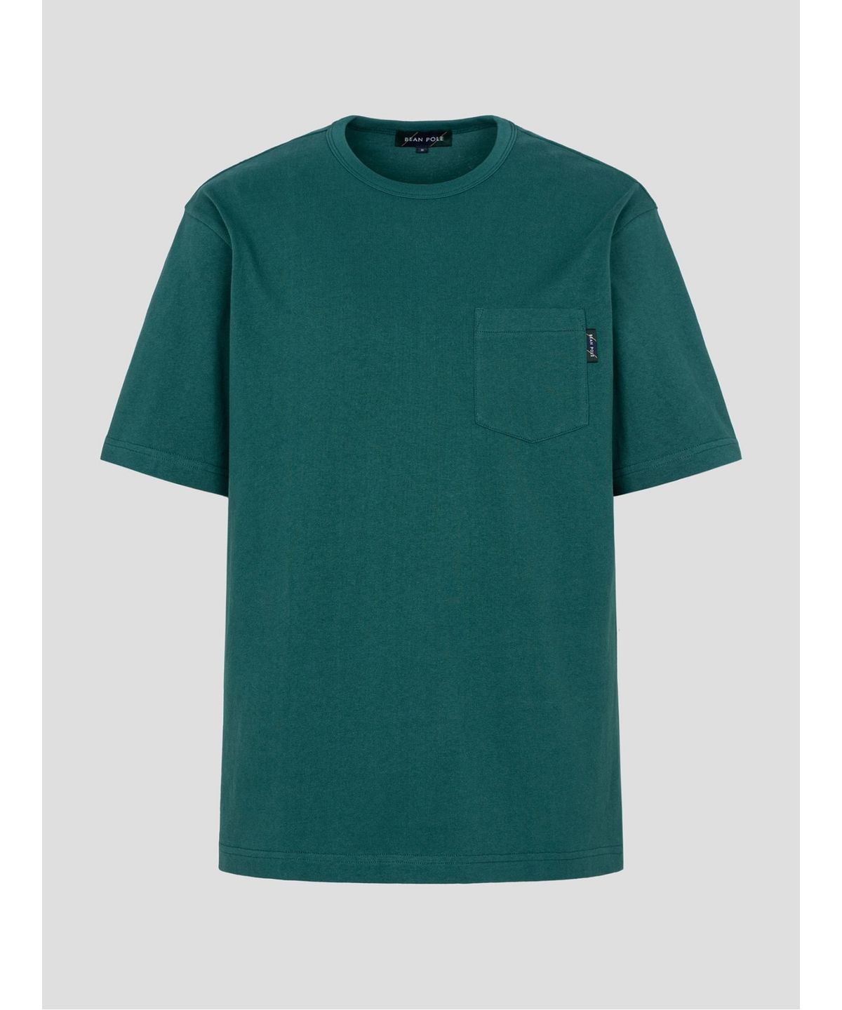 빈폴 멘(BEANPOLE MEN) 헤리티지 헤비웨이트 라운드 티셔츠  그린 (BC5442C92M)