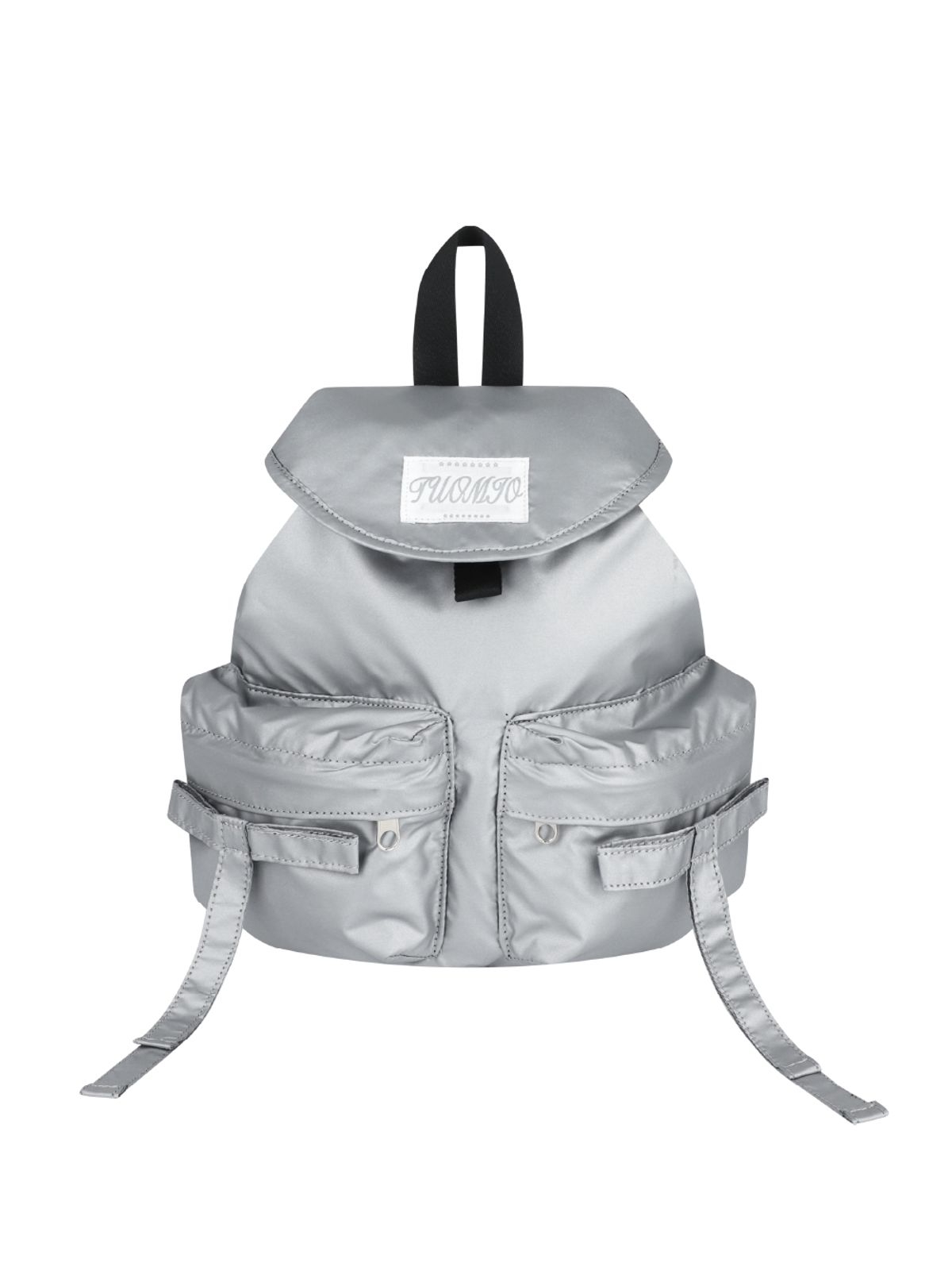 뚜오미오(TUOMIO) RIBBON MINI BACKPACK [SILVER]