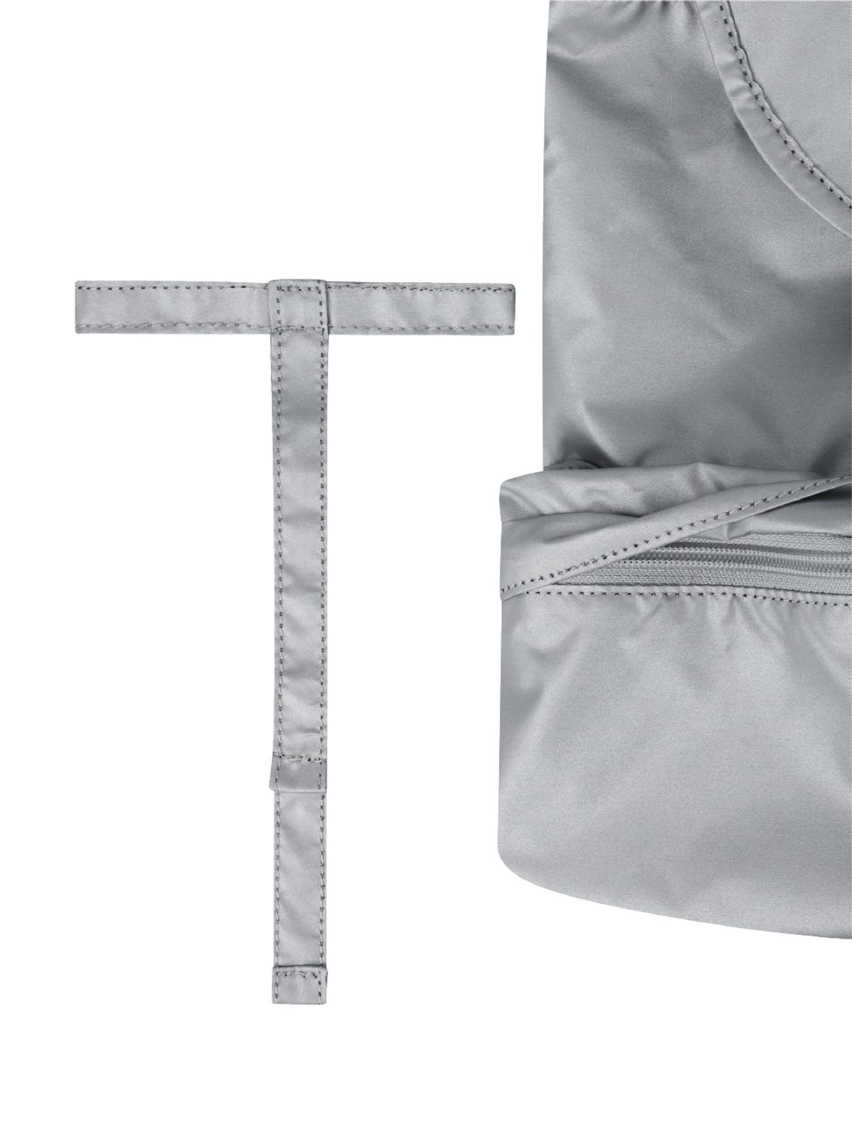 뚜오미오(TUOMIO) RIBBON MINI BACKPACK [SILVER]