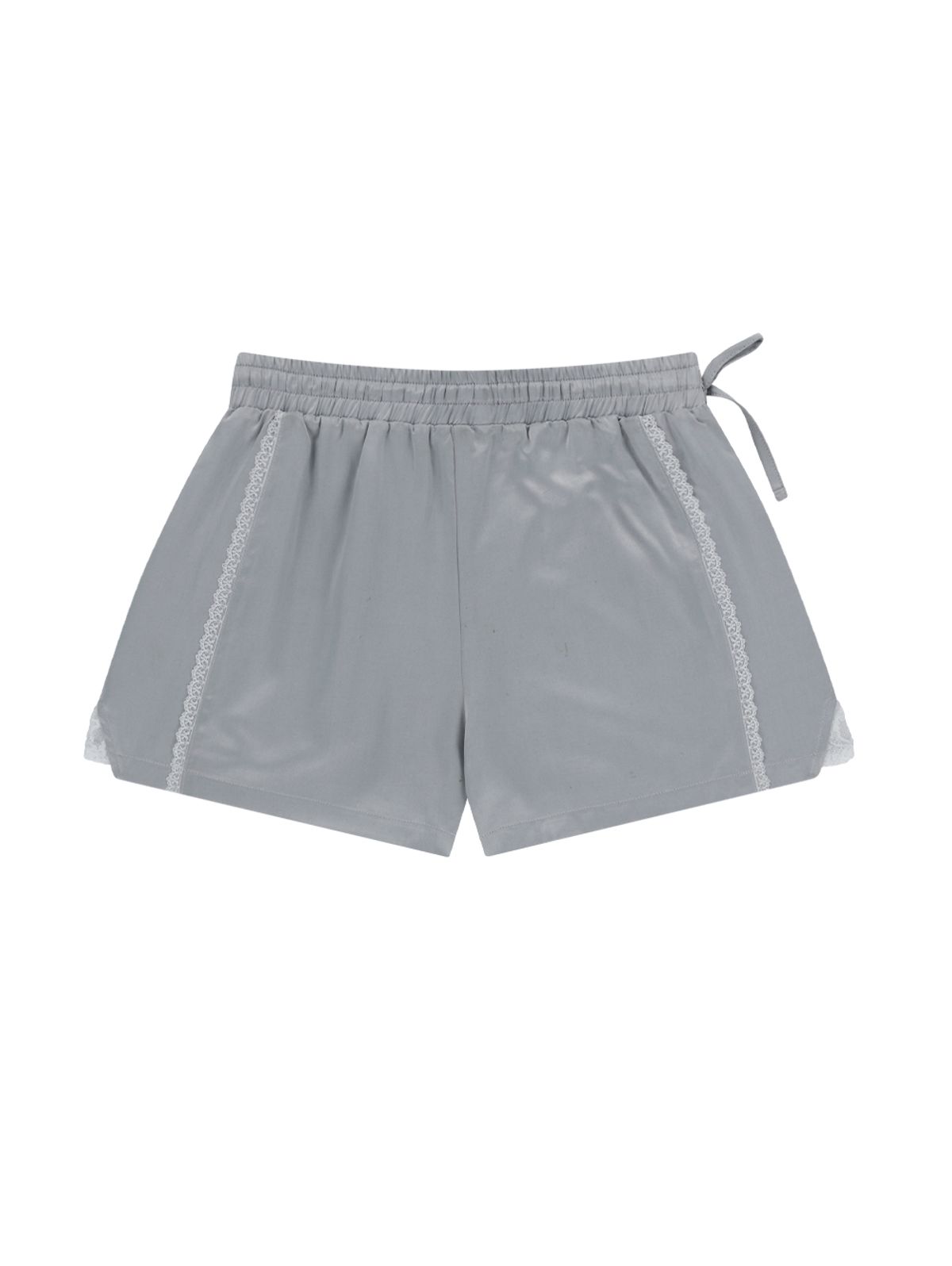 뚜오미오(TUOMIO) LAYERED LACE SHORTS [GREY]