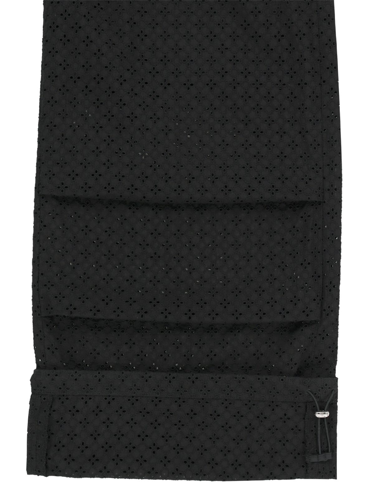 뚜오미오(TUOMIO) EYELET BELT BAG PANTS [BLACK]