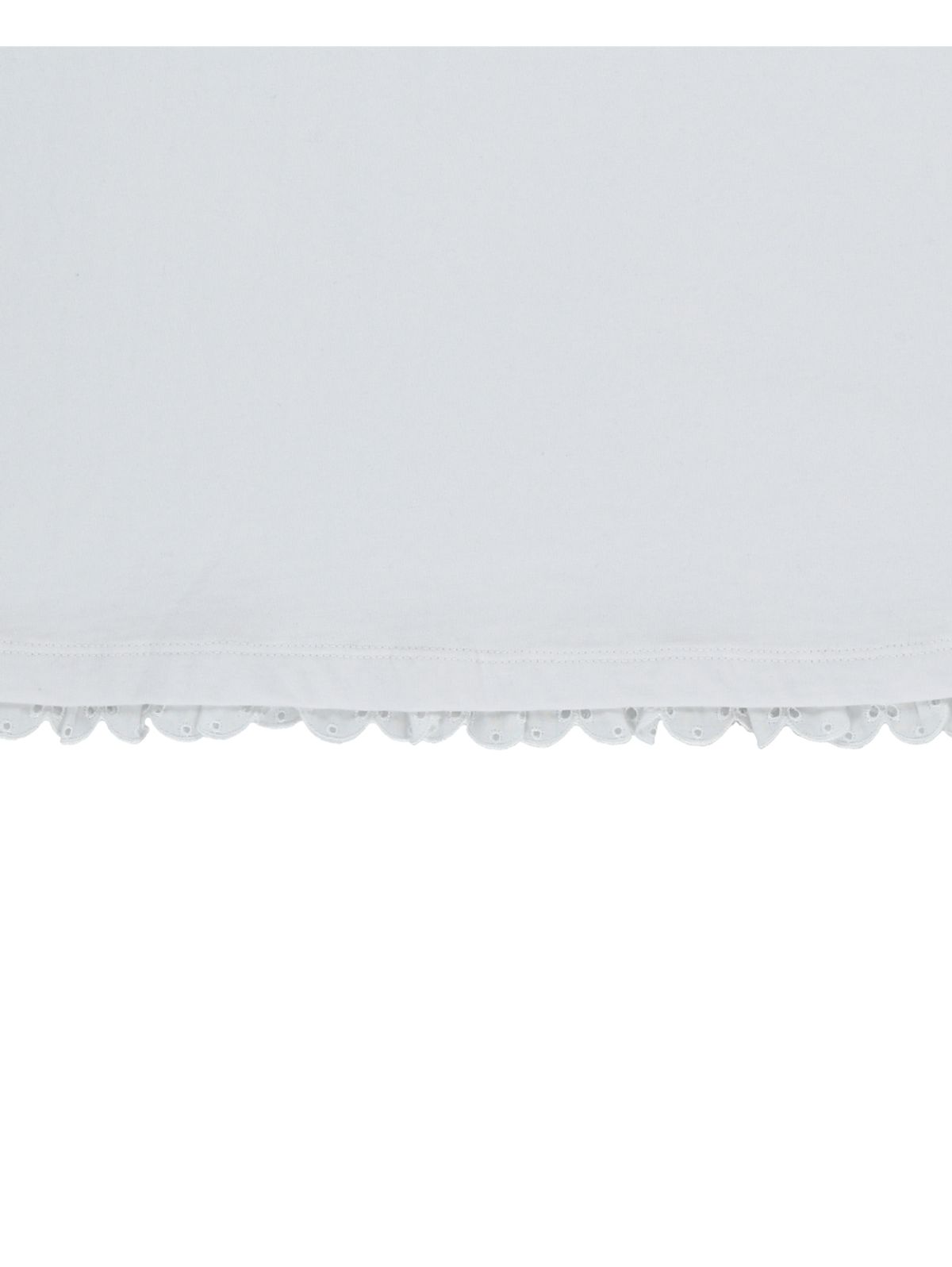 뚜오미오(TUOMIO) MESH LAYERED LACE T-SHIRT [WHITE]