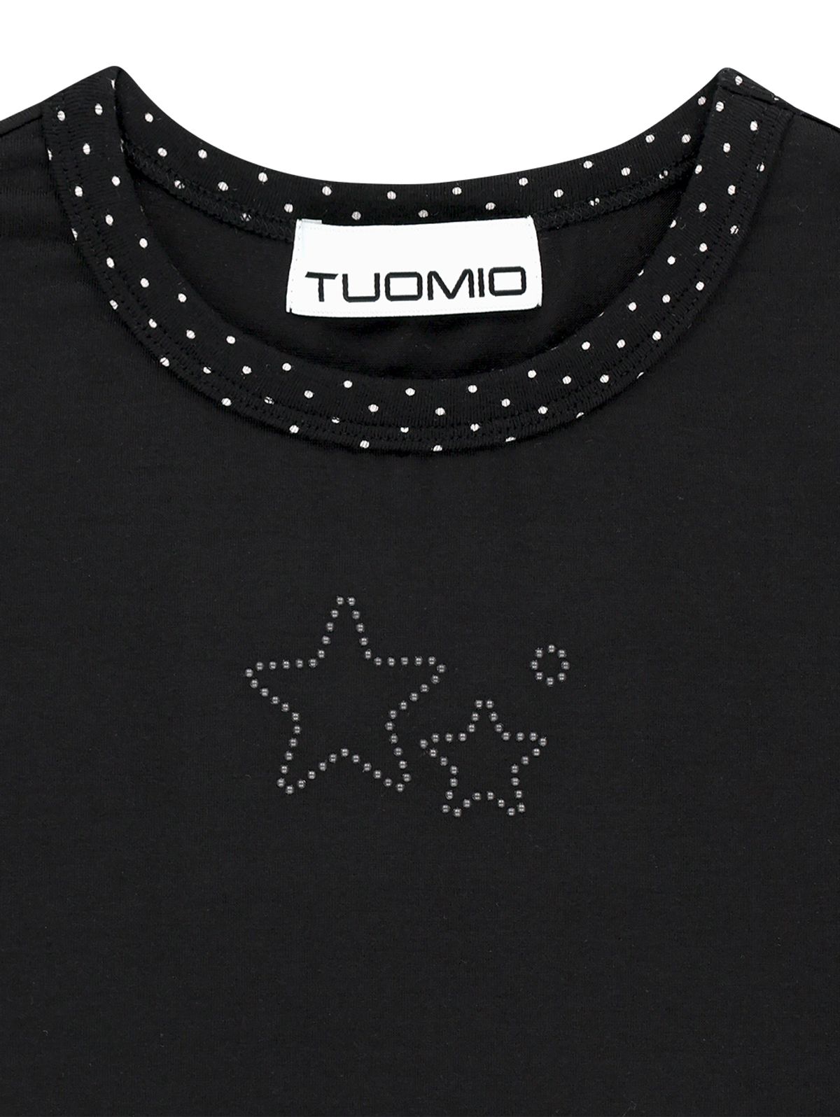 뚜오미오(TUOMIO) STAR RINGER T-SHIRT [BLACK]