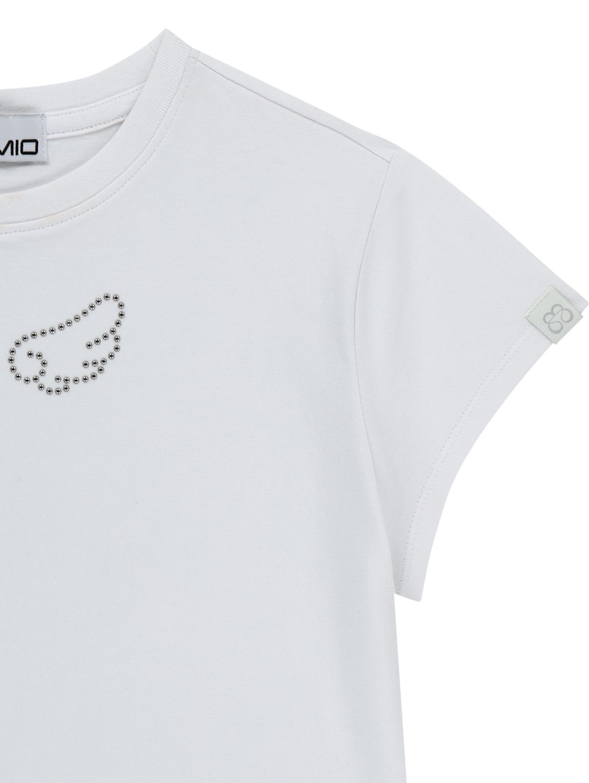 뚜오미오(TUOMIO) ANGEL STUD BABY T-SHIRT [WHITE]