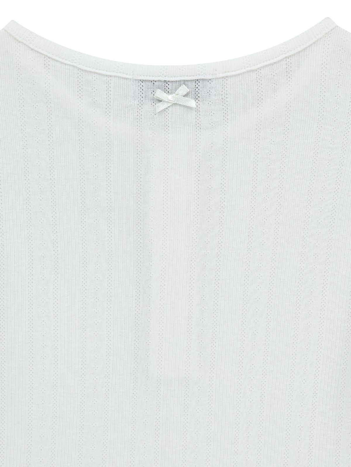 뚜오미오(TUOMIO) POINTELLE CAPRI  T-SHIRT [WHITE]