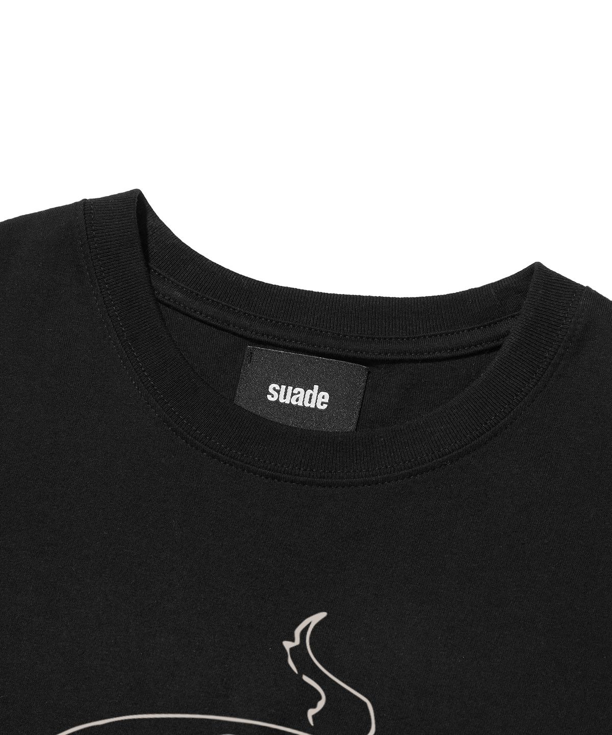 스웨이드(SUADE) DUST MAN TEE [BLACK]