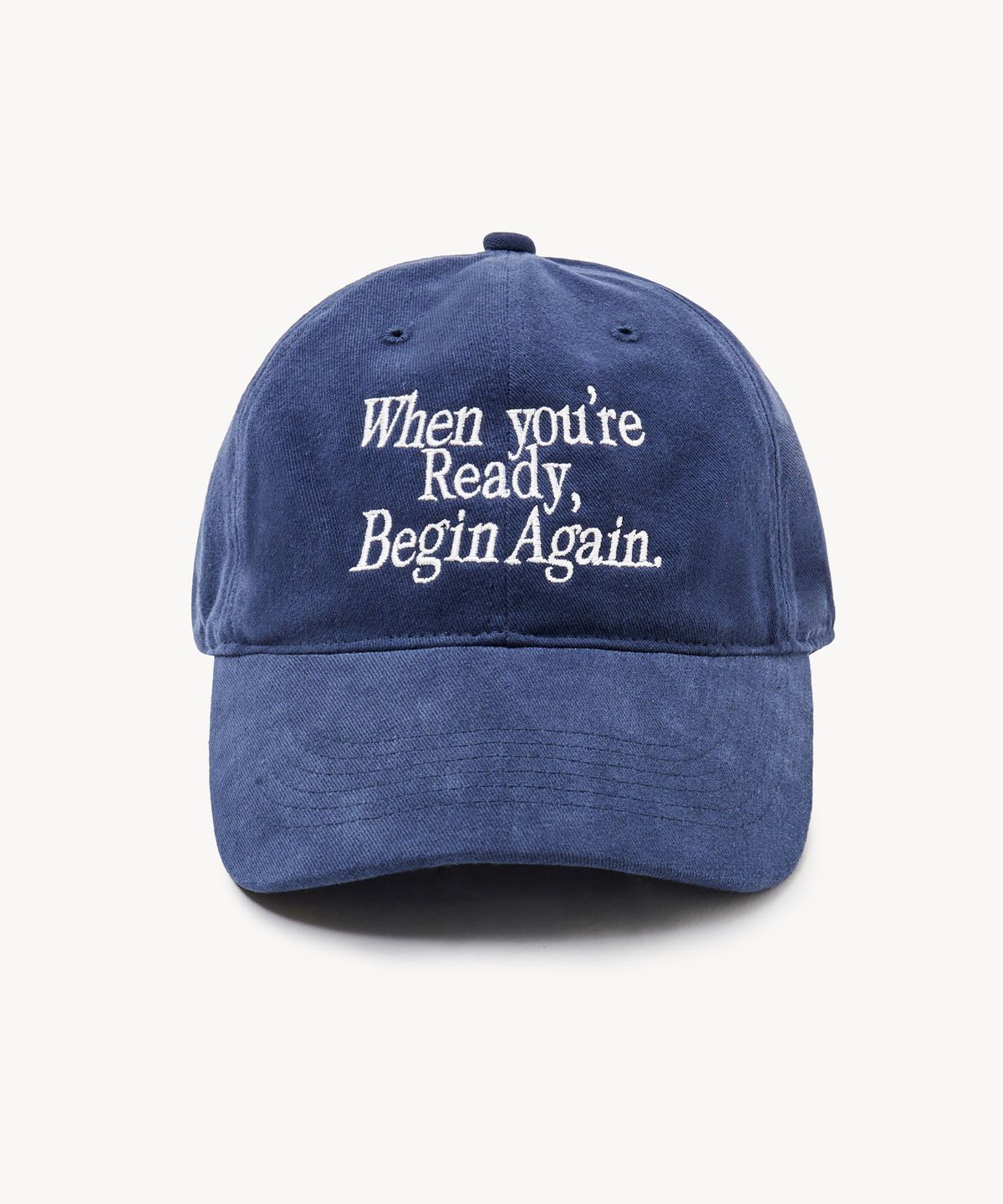 레이디 볼륨(LADY VOLUME) Begin Again 코튼 볼캡 (NAVY)