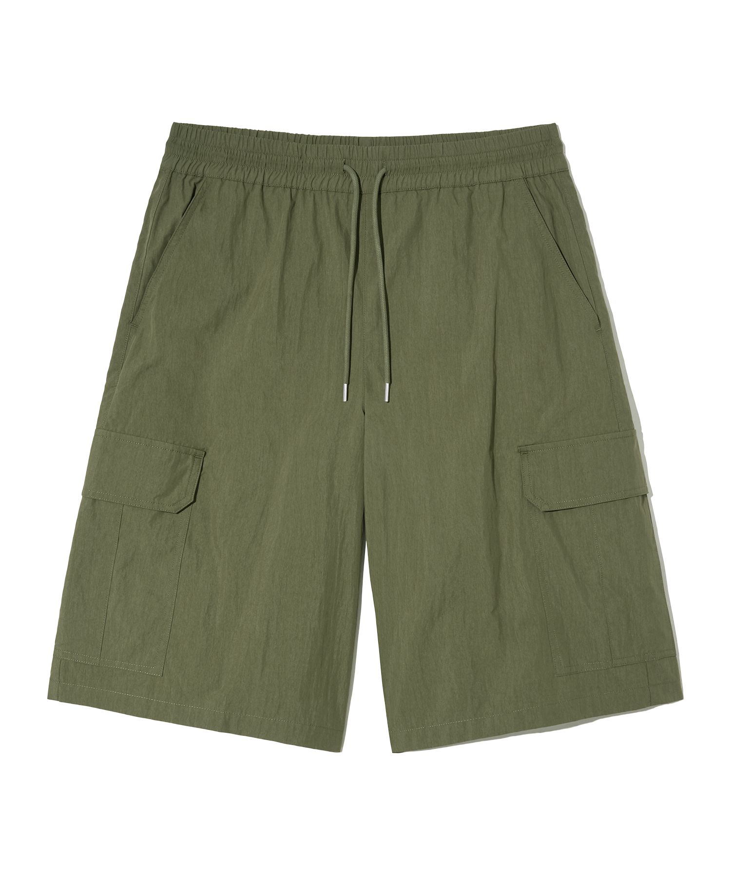 MUSINSA | FILLUMINATE Banding Cargo Bermuda Shorts - Khaki