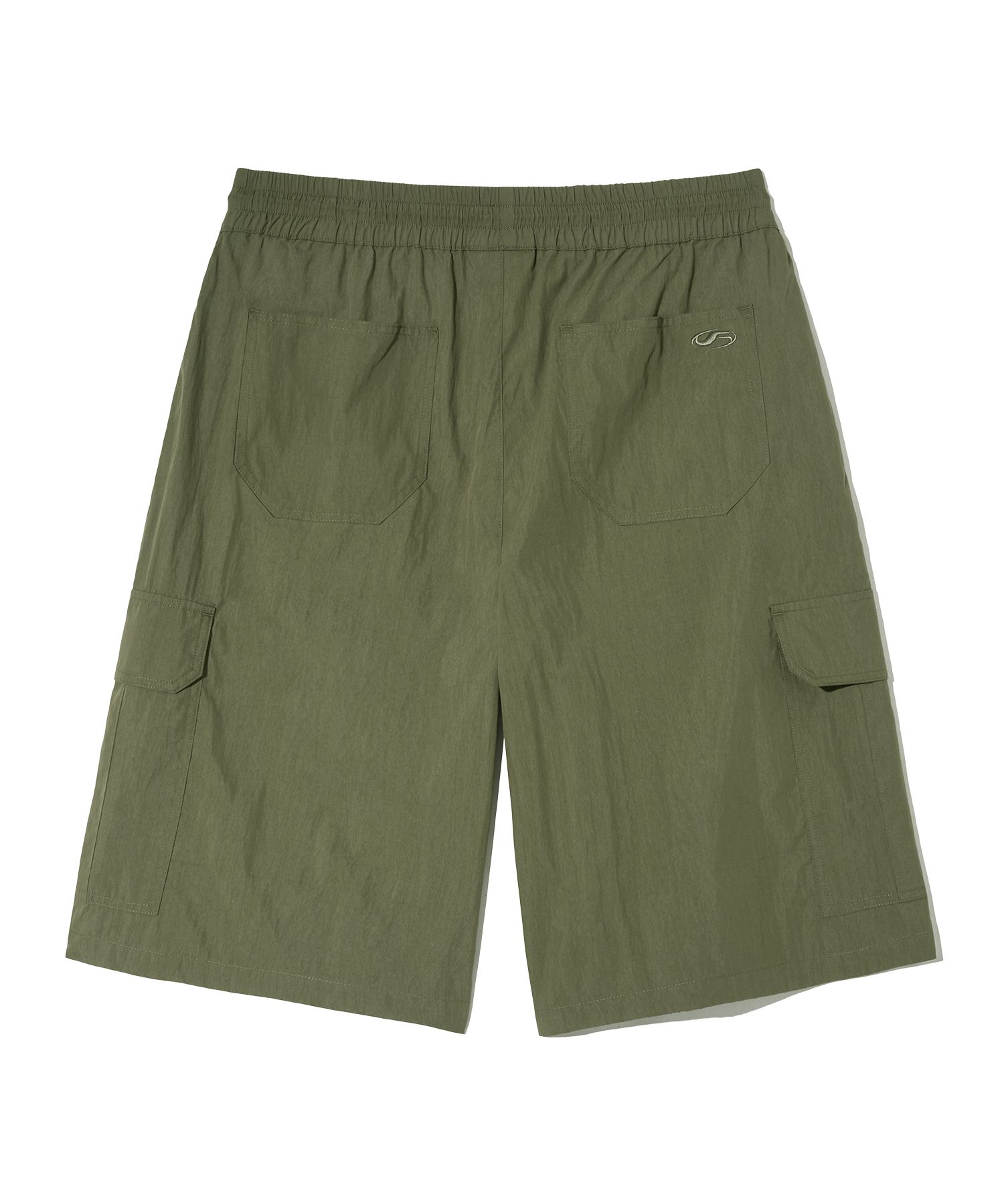 MUSINSA | FILLUMINATE Banding Cargo Bermuda Shorts - Khaki