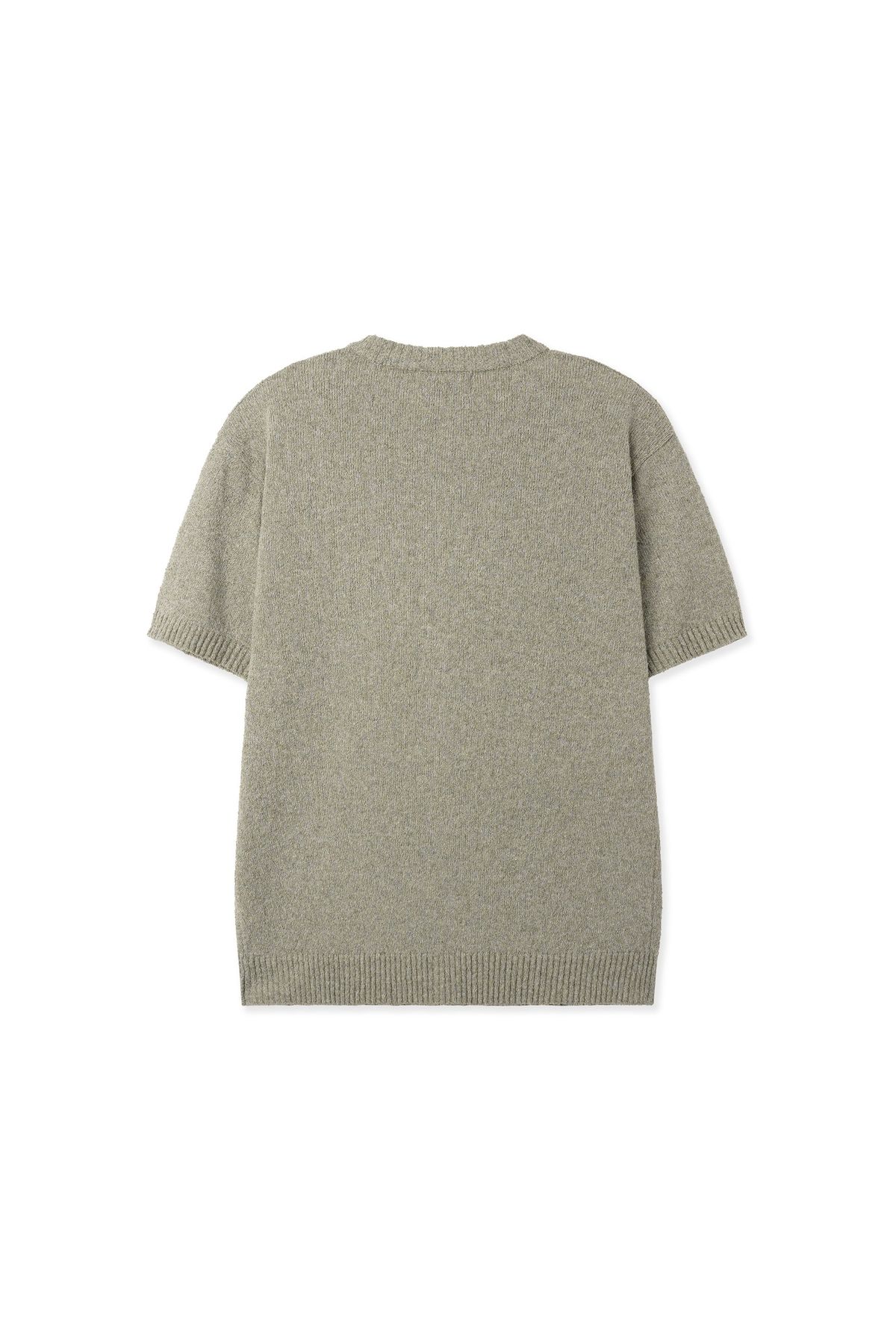 블랙브라운(BLACKBROWN) 린넨 부클 라운드넥 가디건[KHAKI]