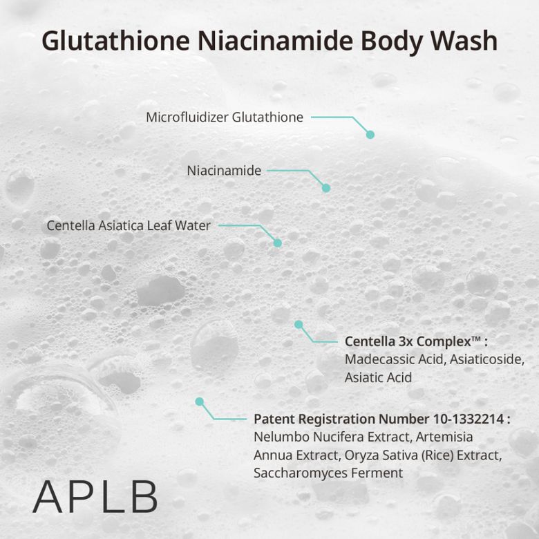 MUSINSA | APLB Glutathione Niacinamide Body Wash 300ml