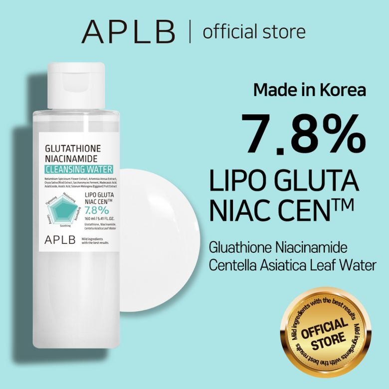 glutathione aplb Niacinamide, Body Lotion, 10.14 fl oz (300 ml) woven material that gently exfoliates upon application of the toner APLB Glutathione Niacinamide Beauty Tablet