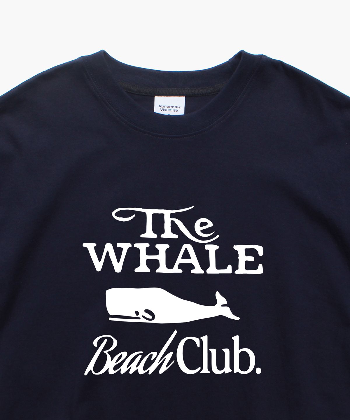 앱놀머씽(ABNORMALTHING) 비치클럽 오버핏 티셔츠 네이비 (BEACH CLUB T-SHIRT NAVY)