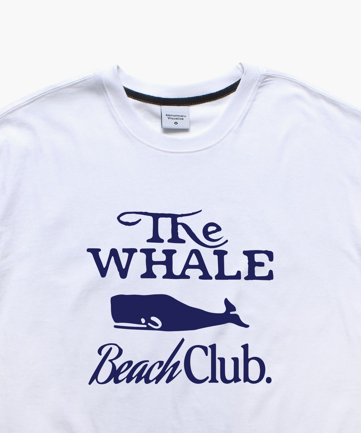 앱놀머씽(ABNORMALTHING) 비치클럽 오버핏 티셔츠 화이트 (BEACH CLUB T-SHIRT WHITE)
