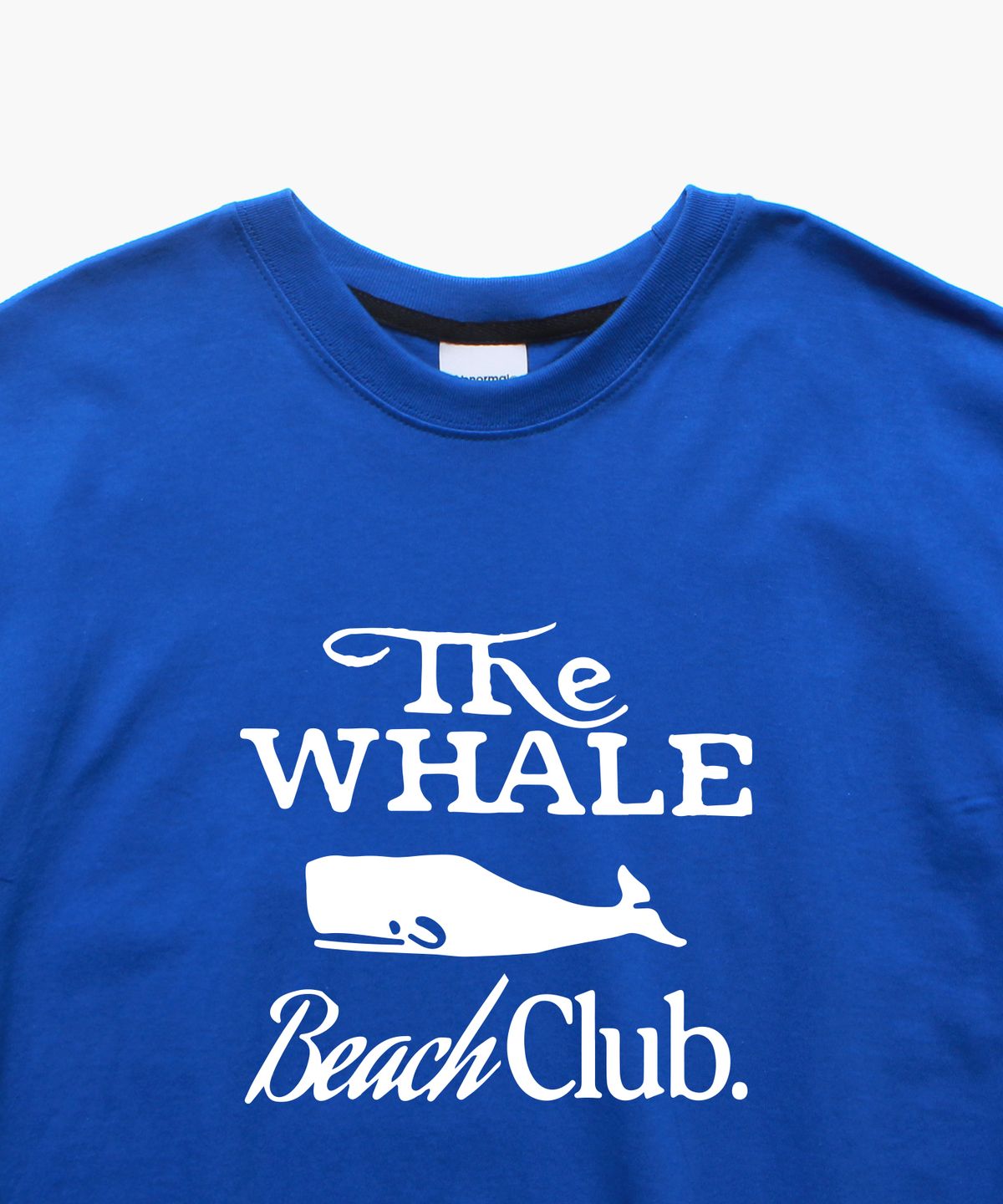 앱놀머씽(ABNORMALTHING) 비치클럽 오버핏 티셔츠 블루 (BEACH CLUB T-SHIRT BLUE)