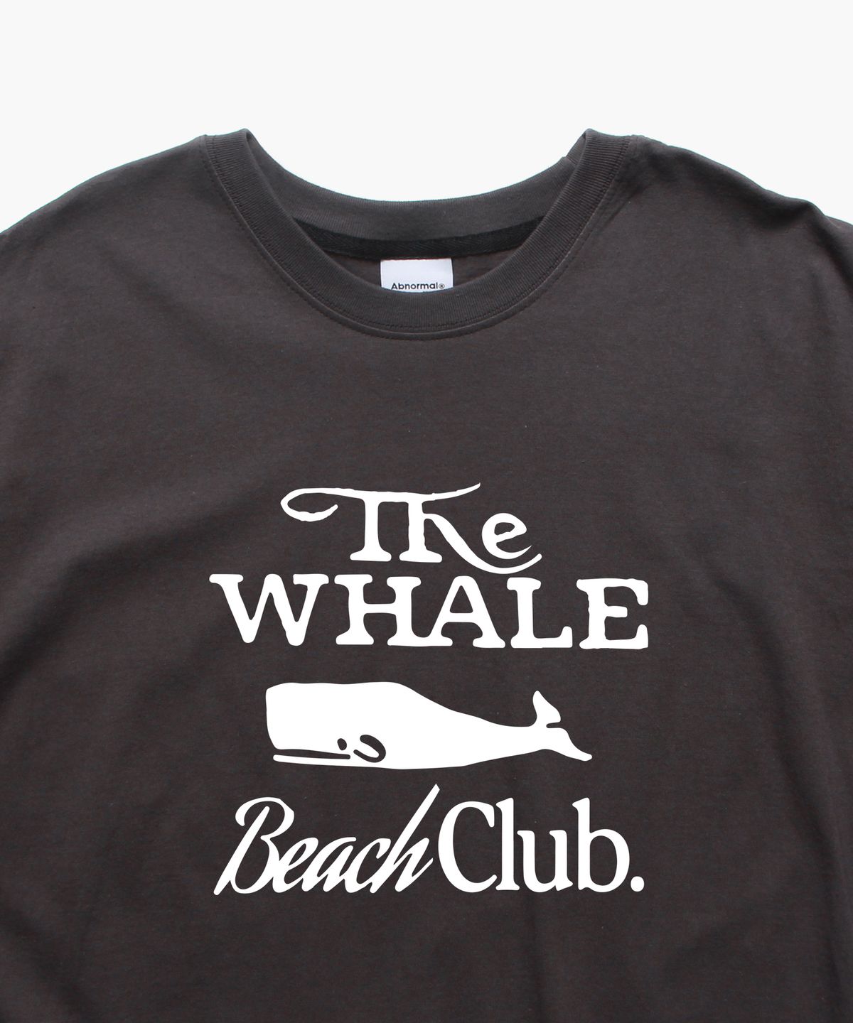 앱놀머씽(ABNORMALTHING) 비치클럽 오버핏 티셔츠 차콜 (BEACH CLUB T-SHIRT CHARCOAL)