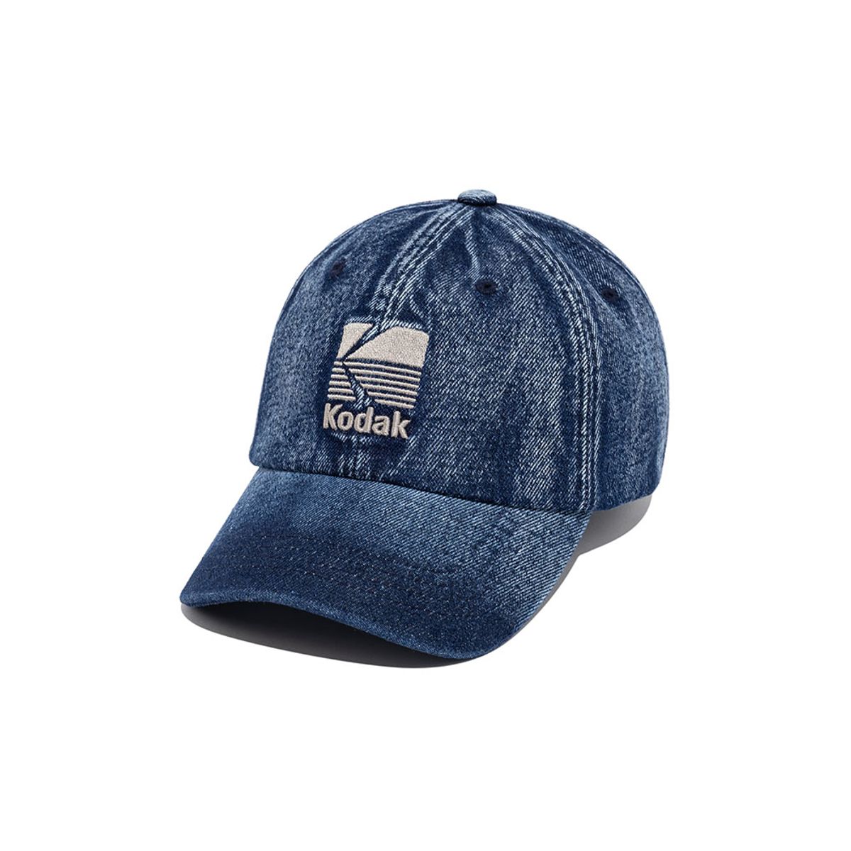 코닥(KODAK) 빈티지 블루 워싱 볼캡 DENIM