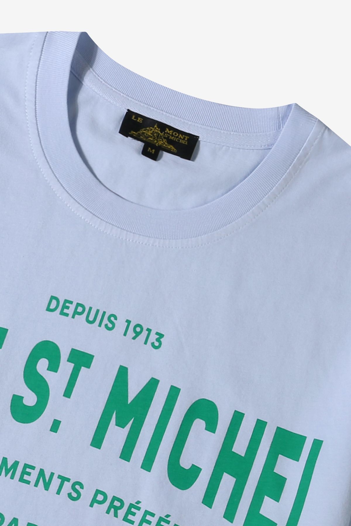 르몽생미셸(LE MONT ST MICHEL) TEBOR-SPREAD LOGO TSHIRT_Light Blue