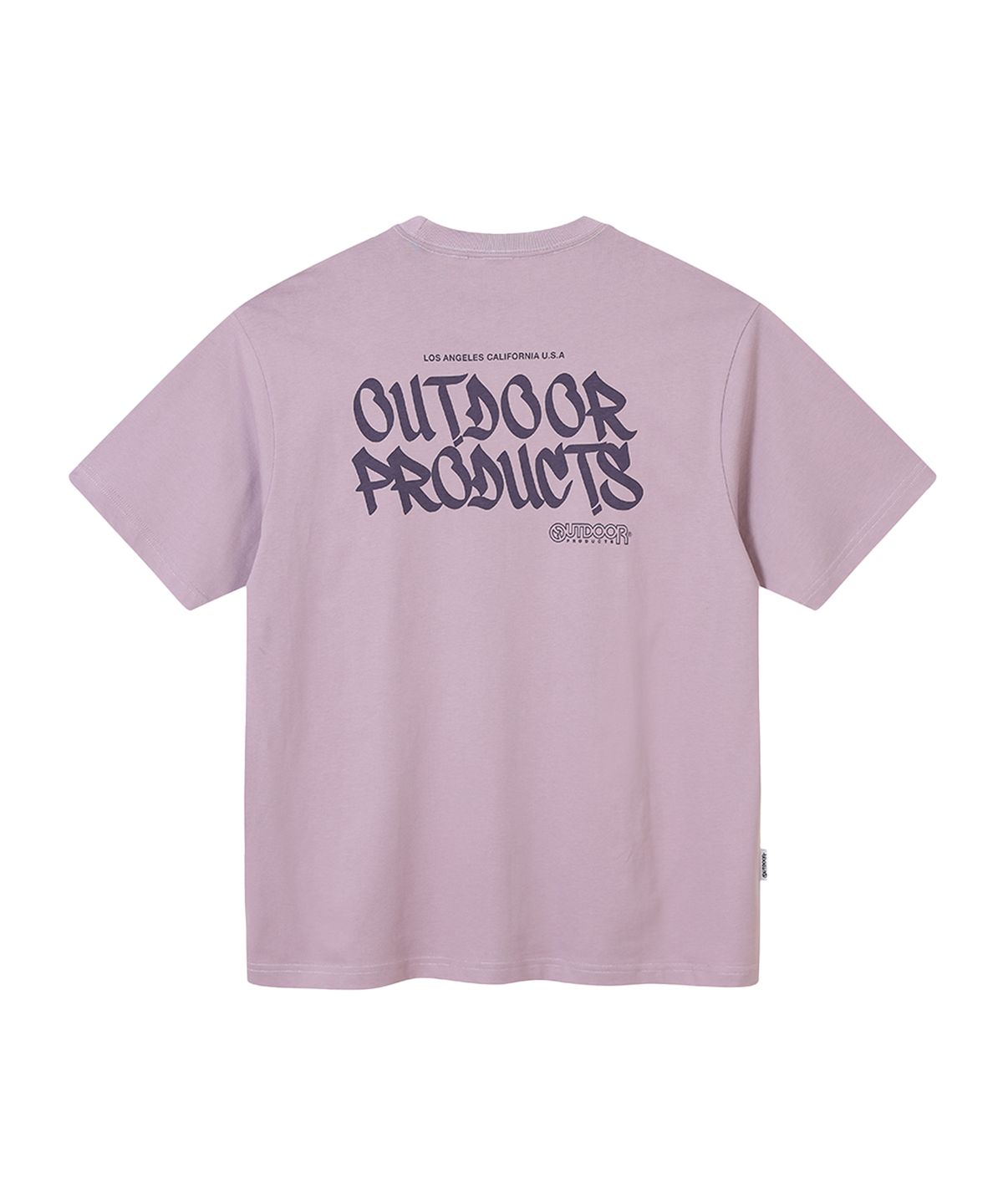아웃도어 프로덕츠(OUTDOOR PRODUCTS) LOGO HALF SLEEVES (LAVENDER)