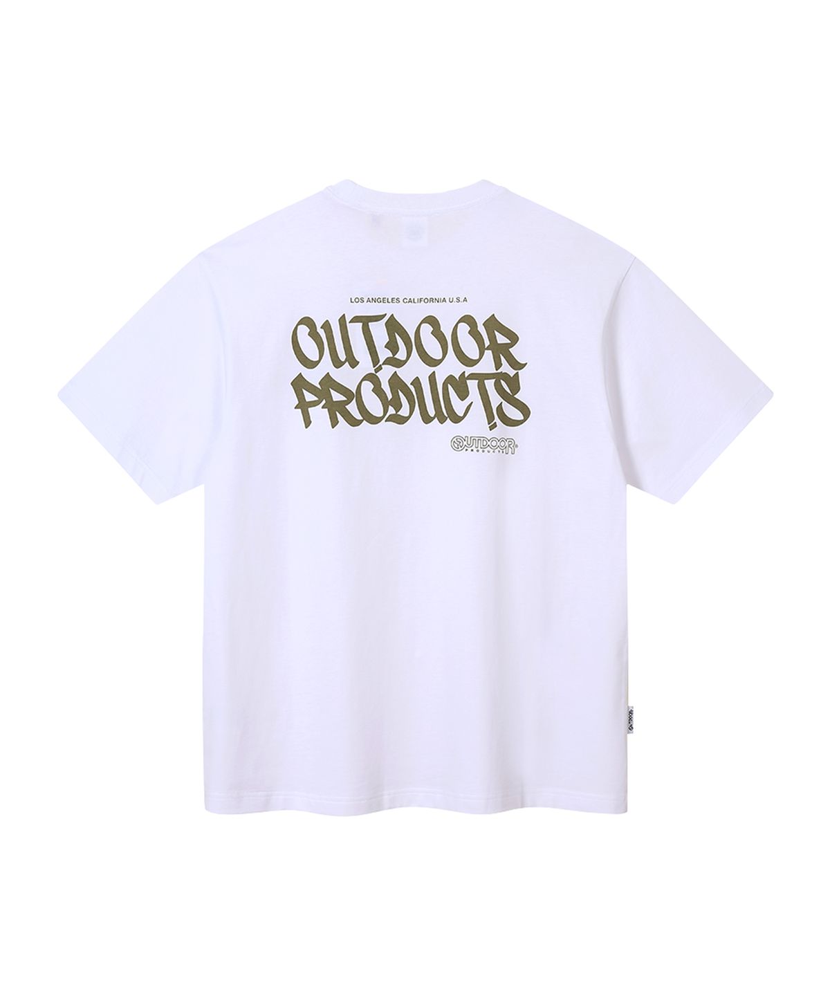 아웃도어 프로덕츠(OUTDOOR PRODUCTS) LOGO HALF SLEEVES (WHITE)