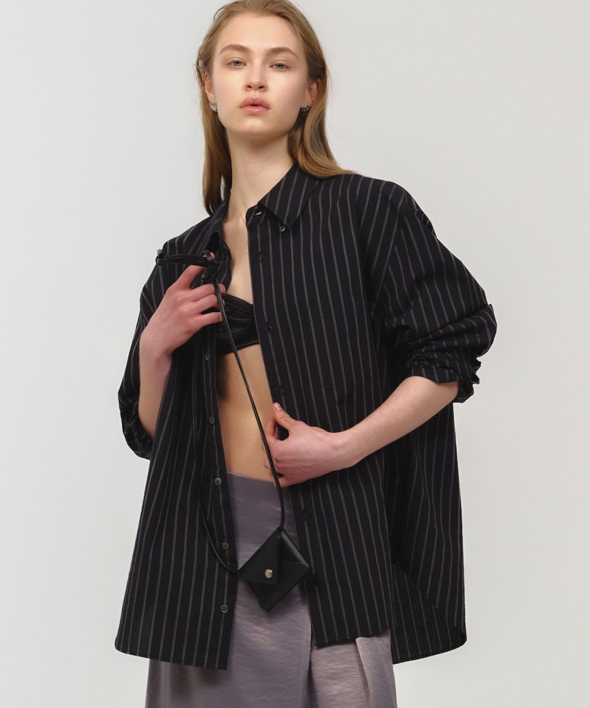 문선 아카이브(MOONSUN ARCHIVE) Mini Envelope Bag / Black