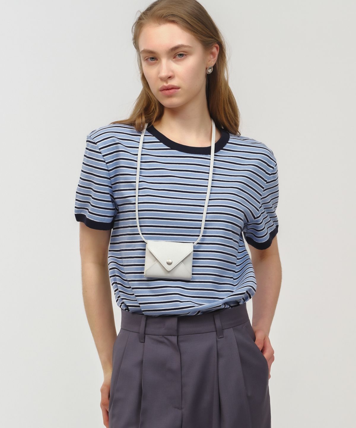 문선 아카이브(MOONSUN ARCHIVE) Mini Envelope Bag / White