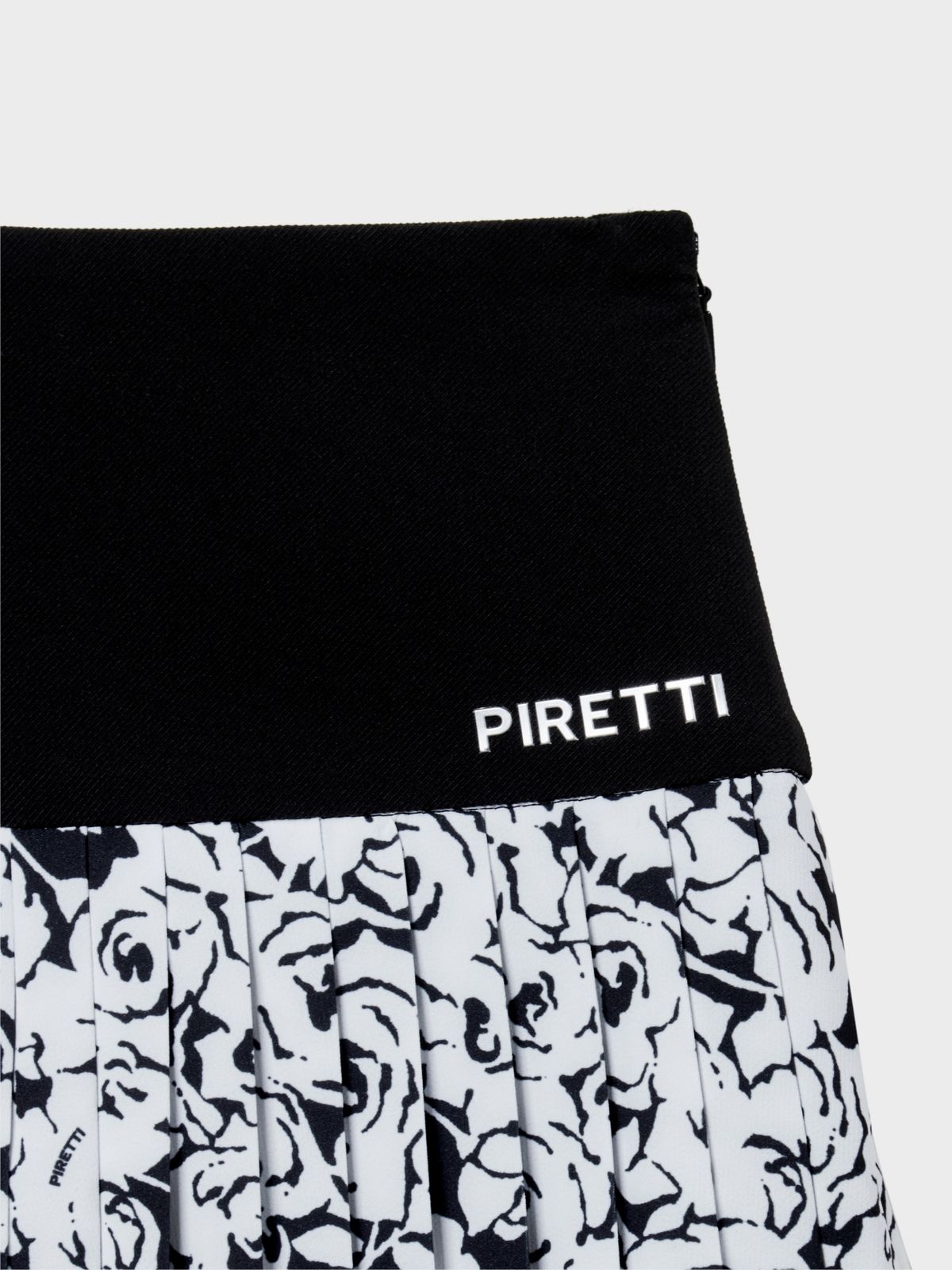 피레티(PIRETTI) 투터로즈 플리츠 큐롯 W_Black