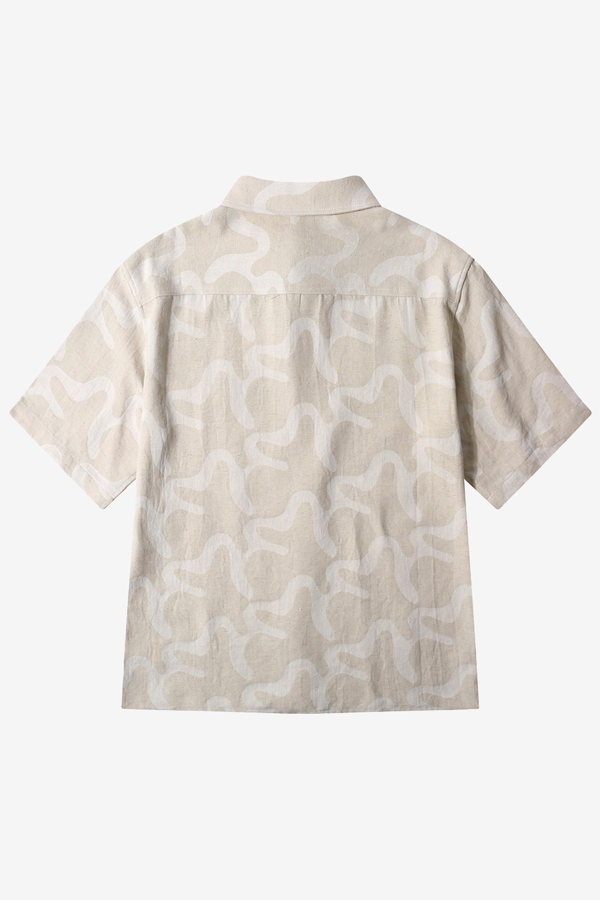 르몽생미셸(LE MONT ST MICHEL) CANAN -JACQUARD SHIRT_Beige