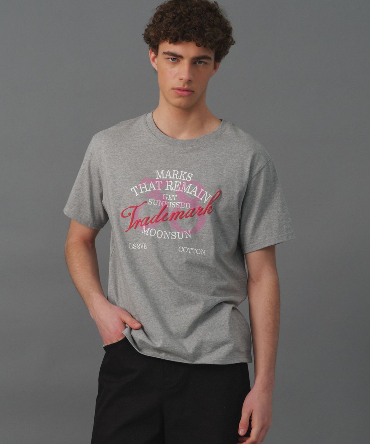 문선 아카이브(MOONSUN ARCHIVE) M.C UNISEX, 38TM T-Shirt / Gray