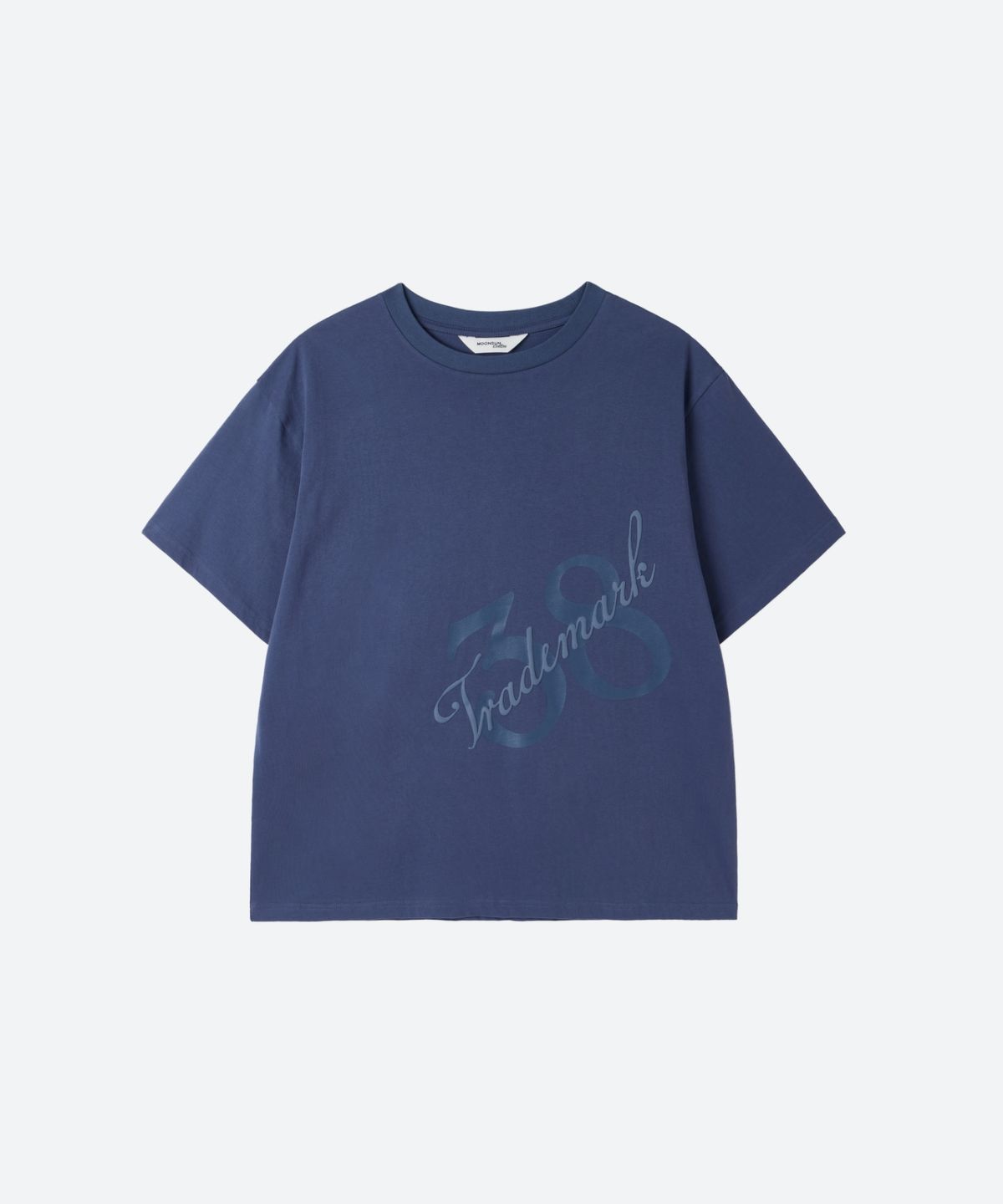 문선 아카이브(MOONSUN ARCHIVE) M.C UNISEX, 38TM Oversized T-Shirt / Navy