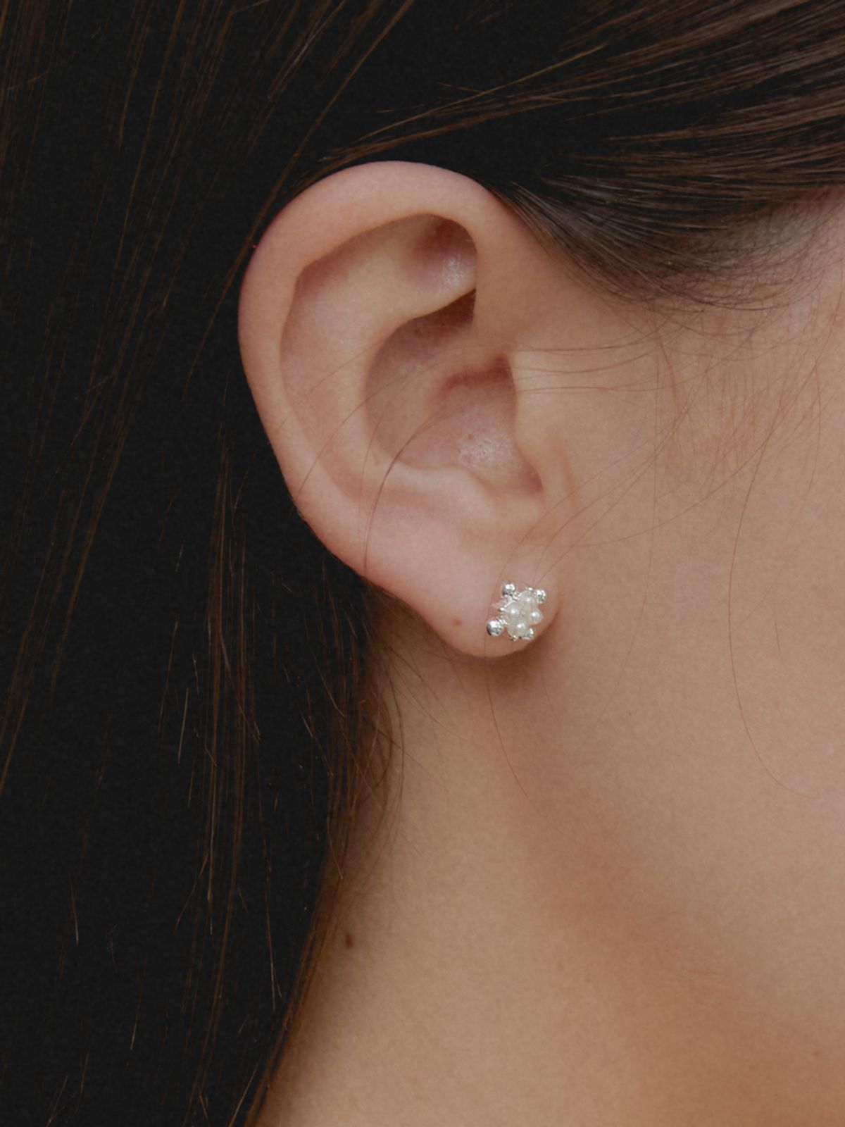 겟미블링(GETMEBLING) Square Pearl Earring