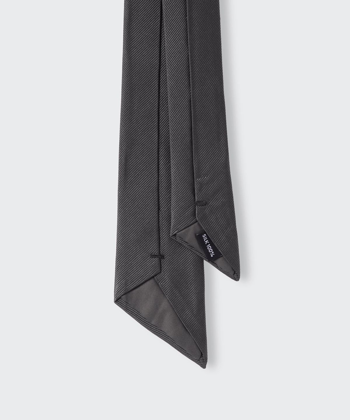 무신사 스탠다드 우먼(MUSINSA STANDARD WOMAN) 우먼즈 실크 슬래시 컷 넥타이 [그레이]
