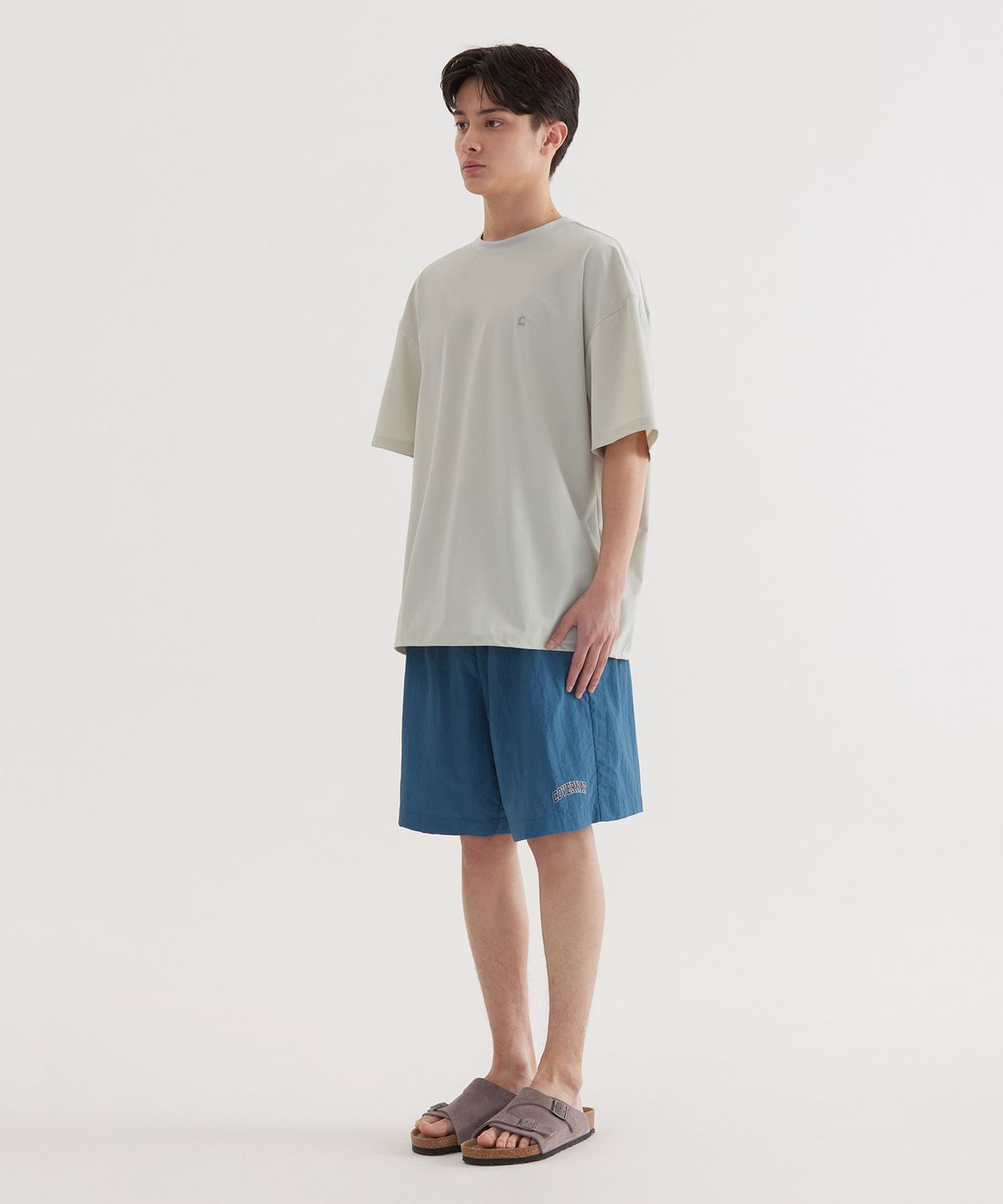 커버낫(COVERNAT) 심볼 쿨 테크 티셔츠 Light Khaki