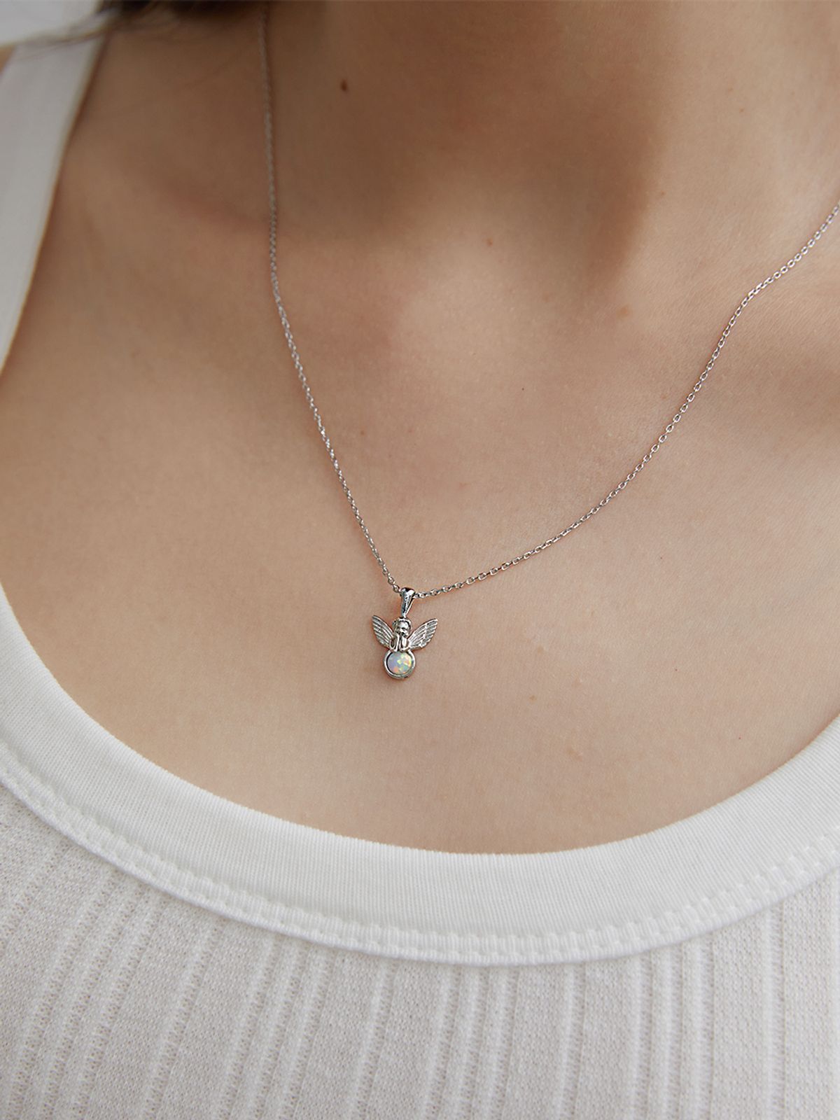 겟미블링(GETMEBLING) Angel ring necklace
